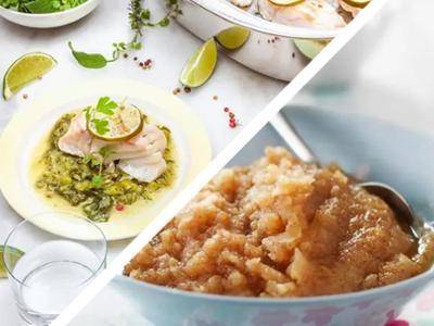 Poulet, légumes et compote de pommes (en simultané) - Recette Companion Connect XL | Moulinex