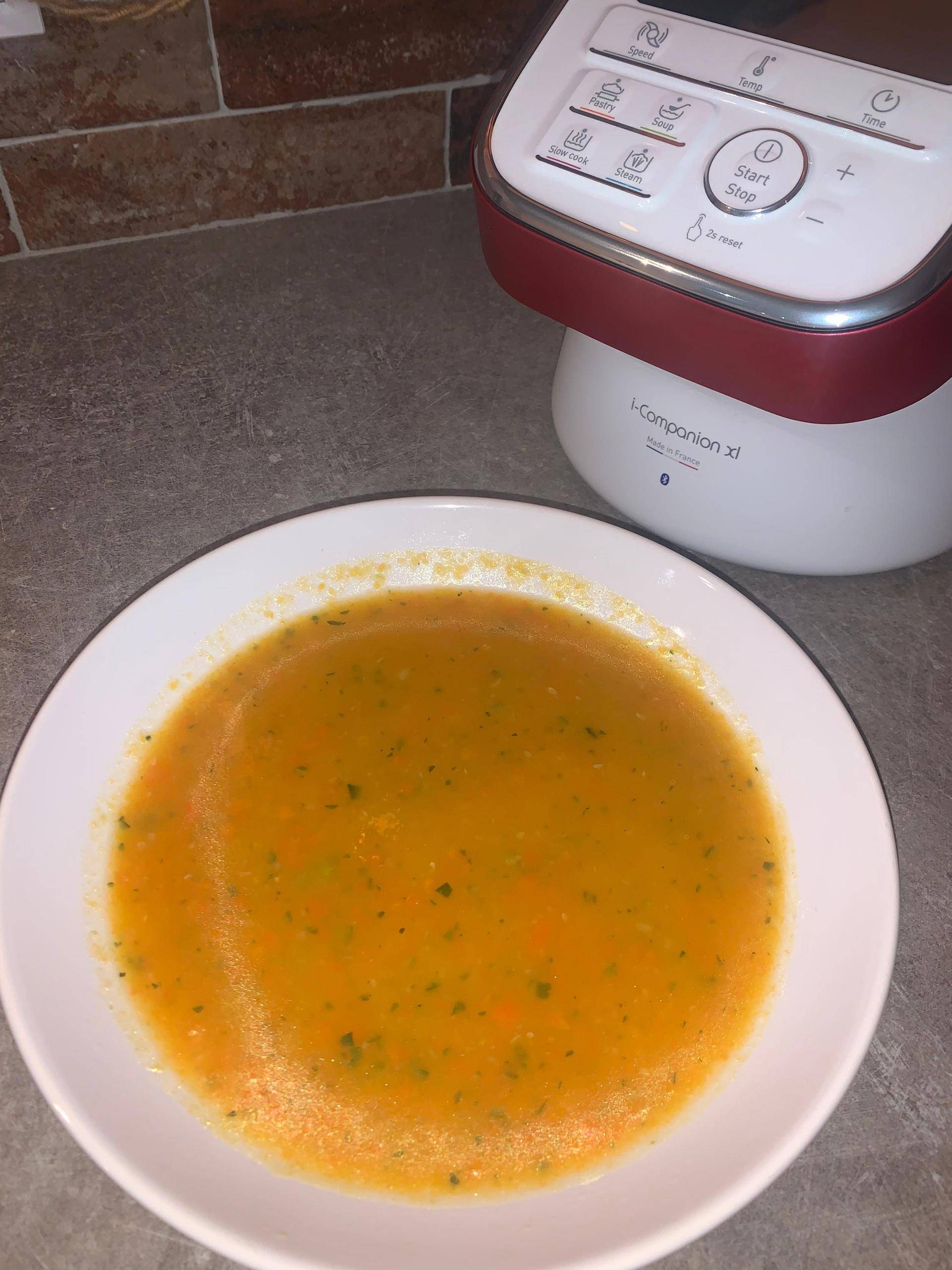 Soupe de légumes - Recette Companion Connect XL | Moulinex