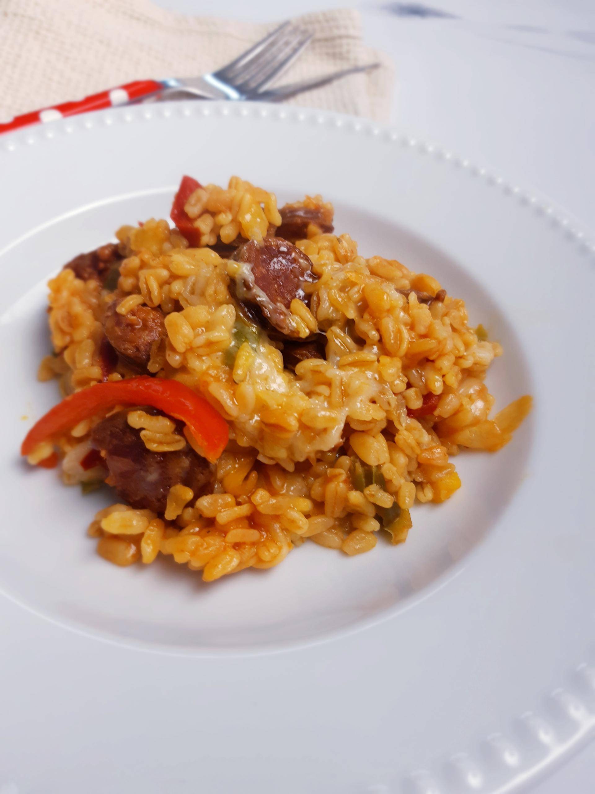 Blésotto au chorizo et poivron - Recepten Companion Connect XL | Moulinex