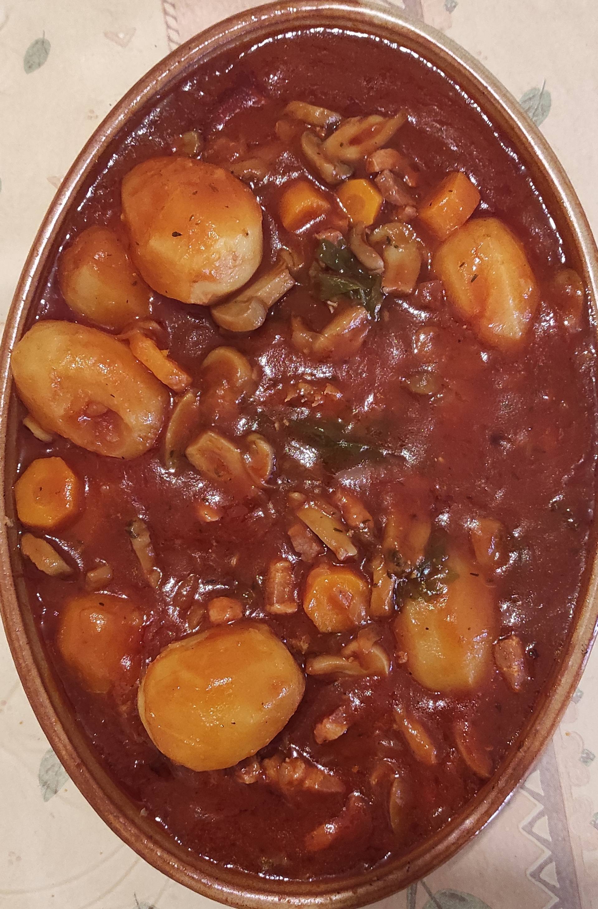 Rôti de porc pomme de terre sauce tomate - Recepten Cookeo | Moulinex