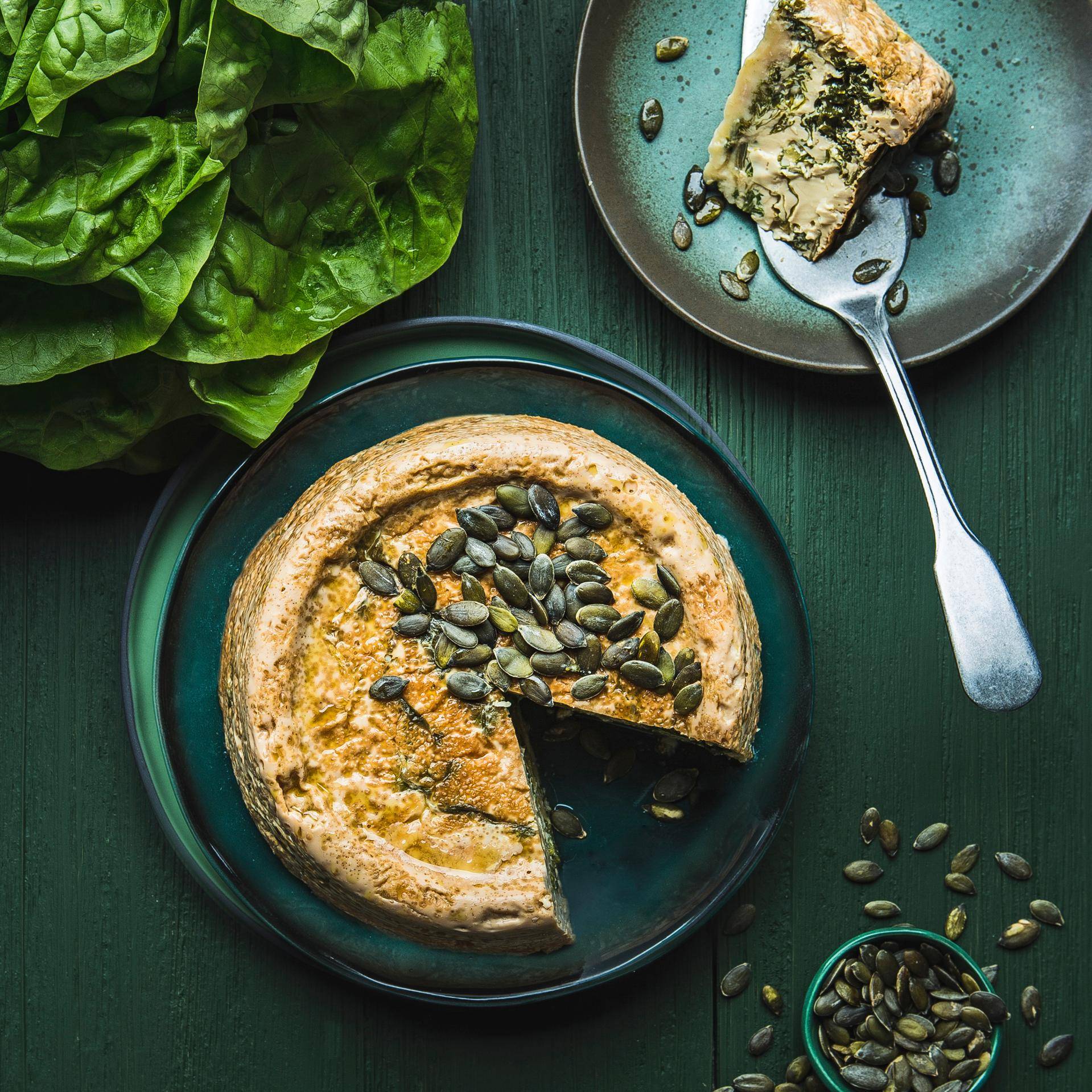 Flan de laitue au munster - Recepten Cookeo | Moulinex