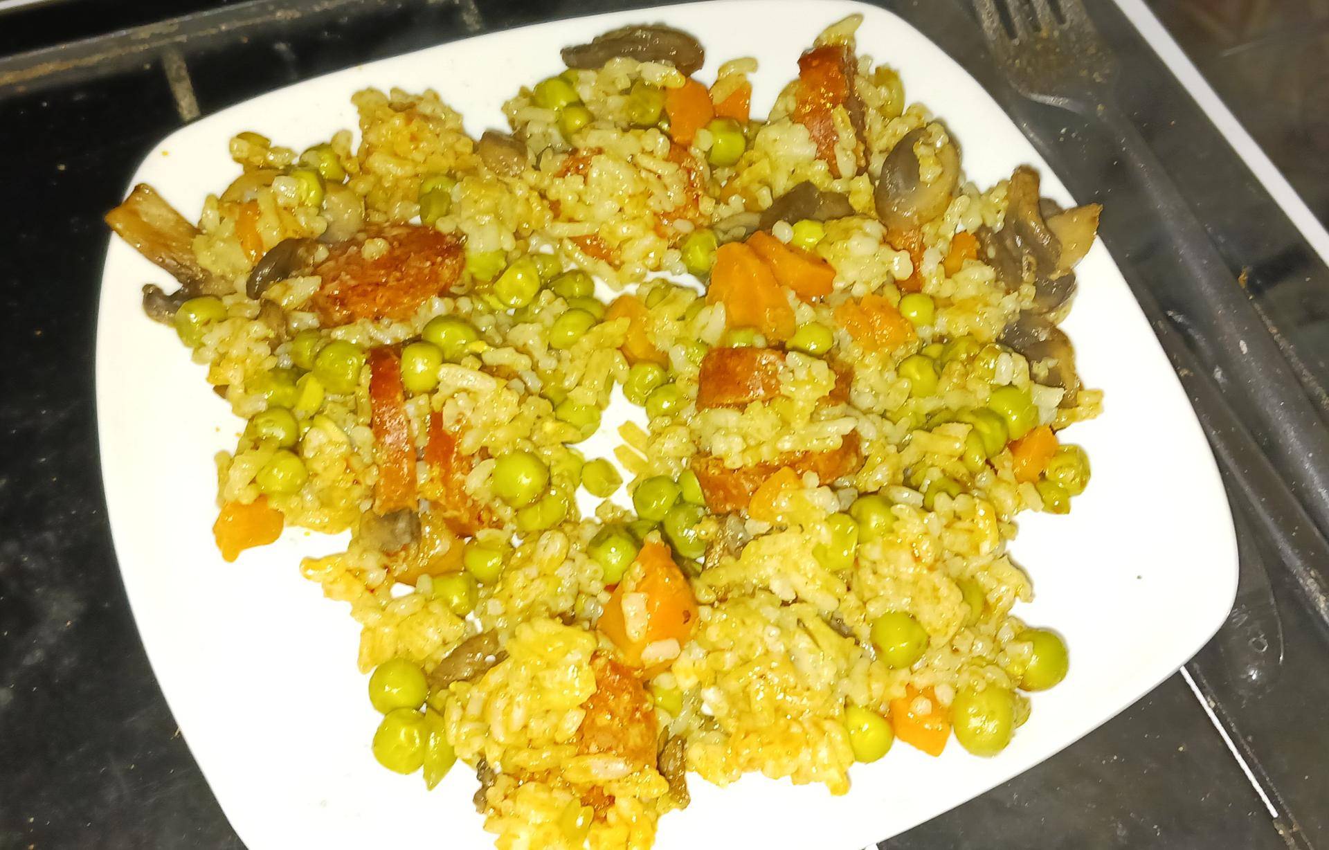 Riz légumes et chorizo - Recette Cookeo | Moulinex