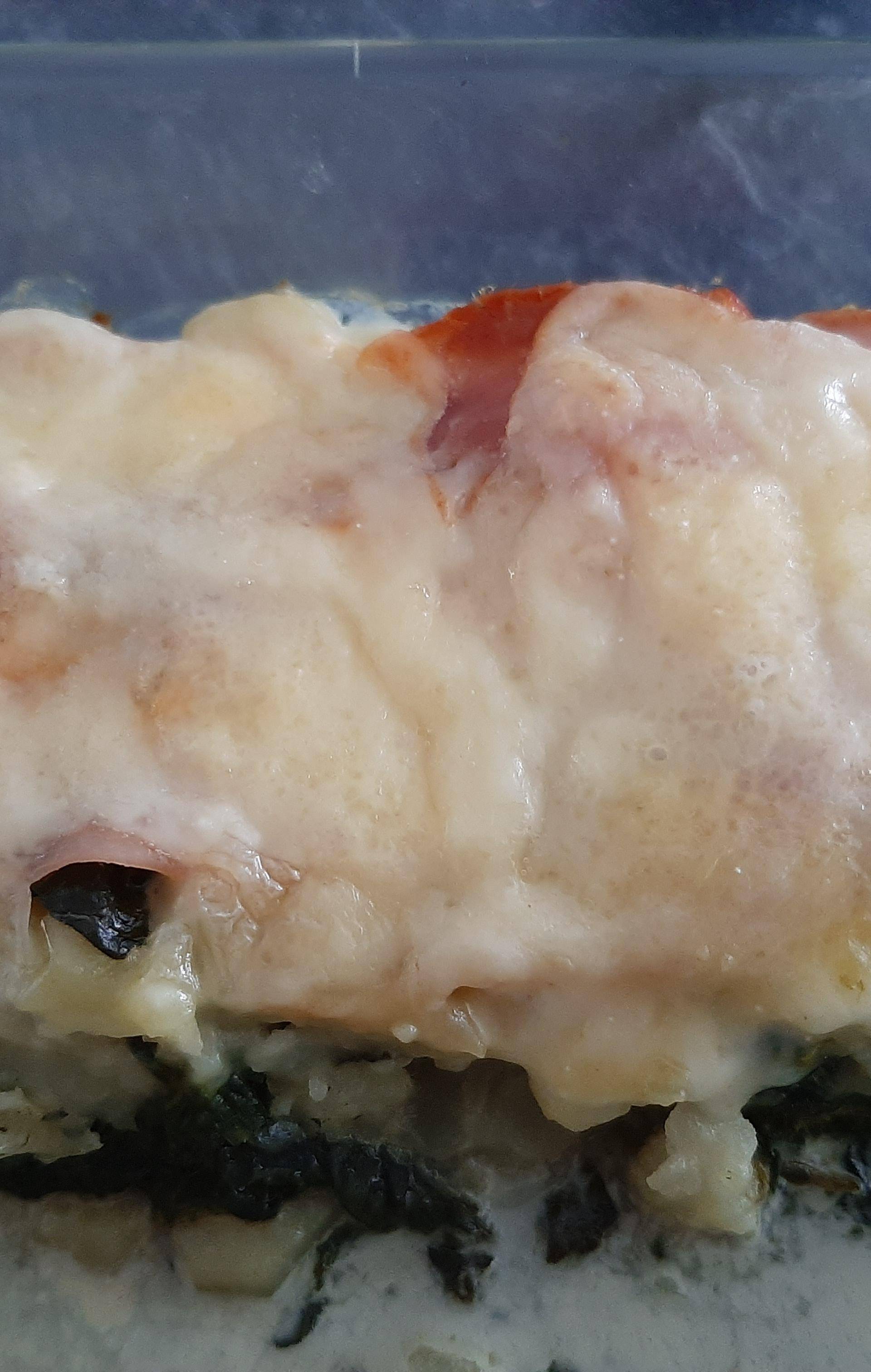 Gratin d'épinards et pommes de terre au fromage à raclette - Recette Cookeo | Moulinex