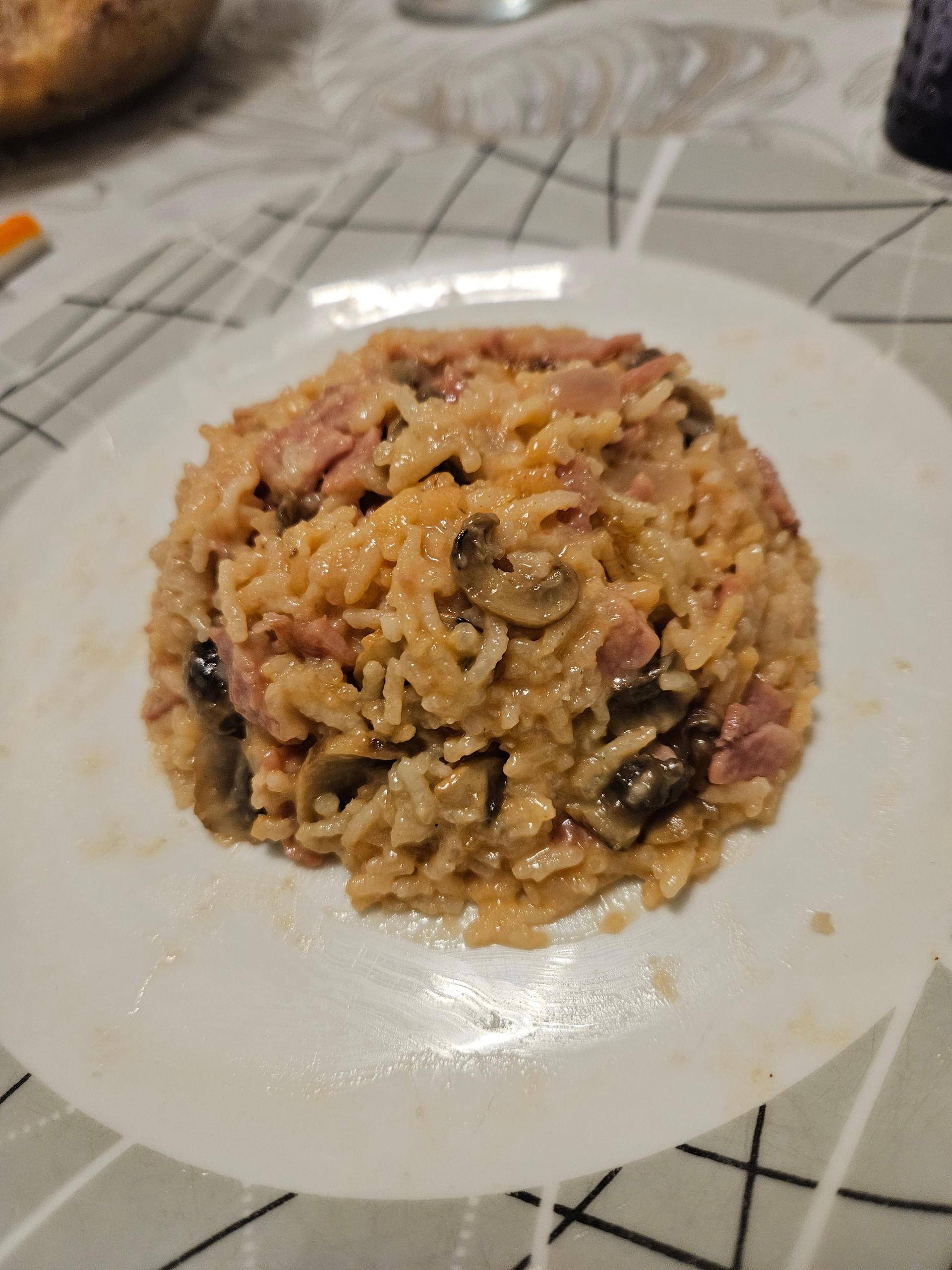 Risotto jambon champignons - Recepten Cookeo 10in1 | Moulinex