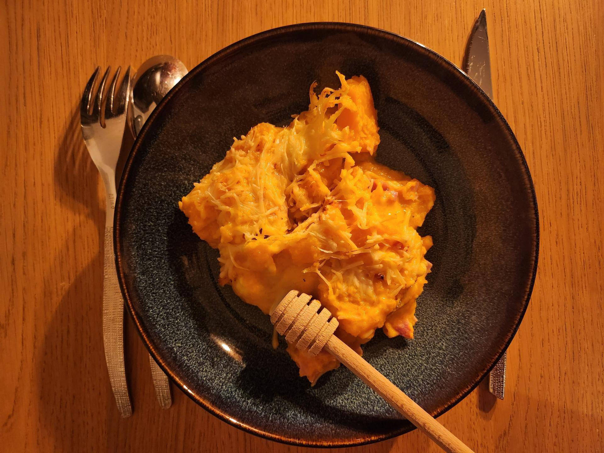 Gratin de butternut chèvre miel - Recette Cookeo | Moulinex