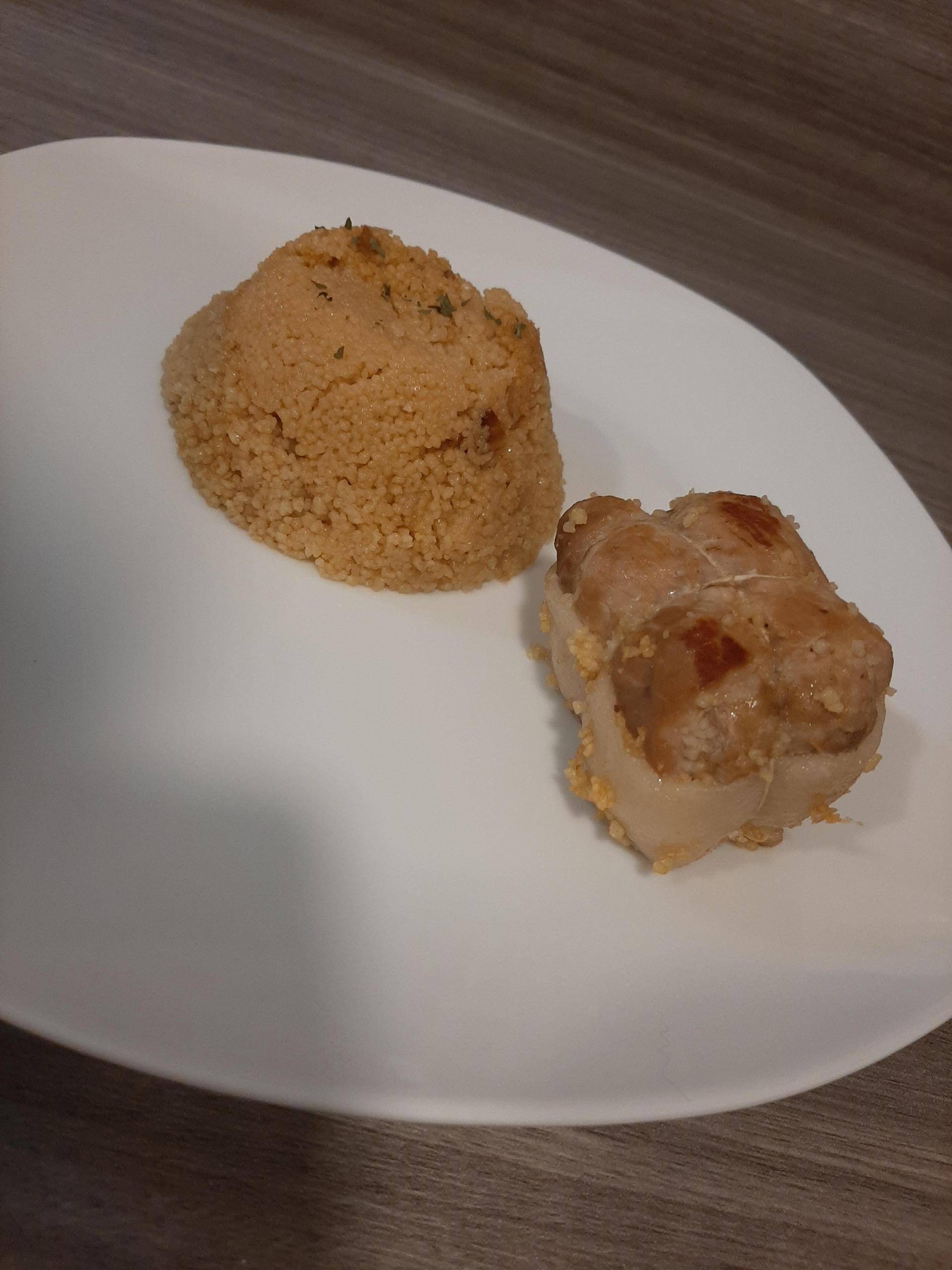 Paupiette de porc accompagné de semoule - Recette Cookeo | Moulinex