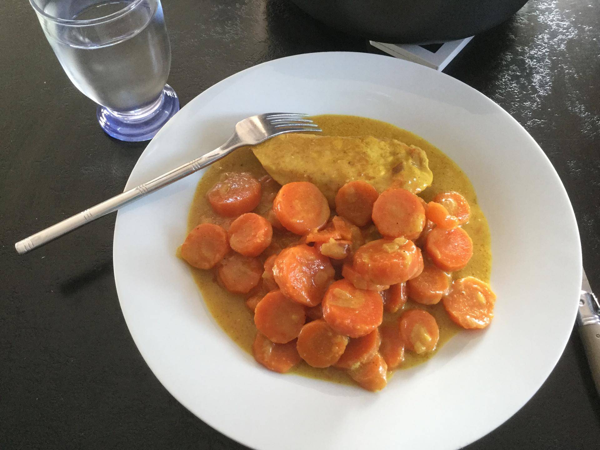 Filet mignon de dinde et carottes au curry - Recepten Cookeo | Moulinex