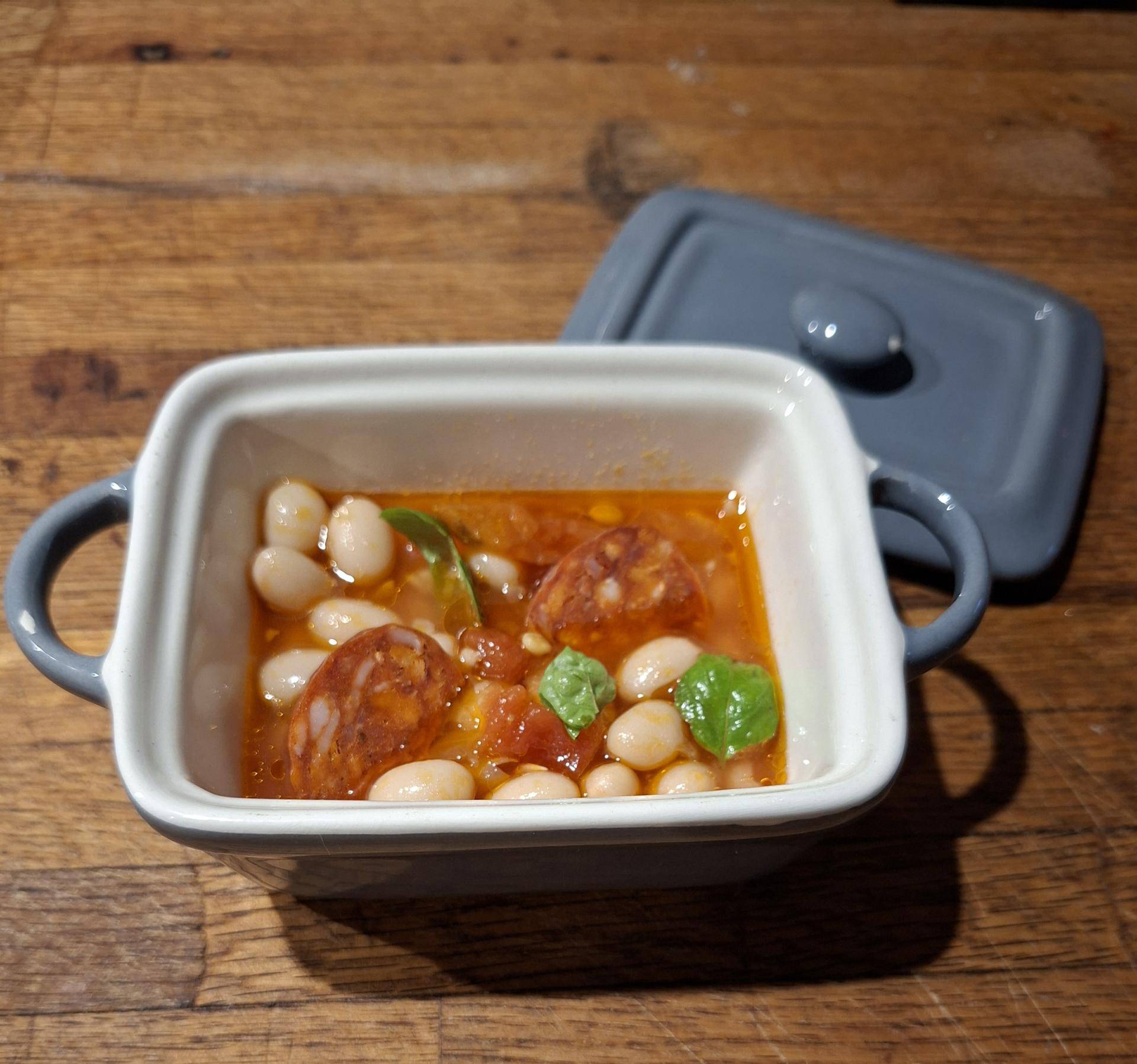 Haricots blancs au chorizo - Recette Companion Connect XL | Moulinex