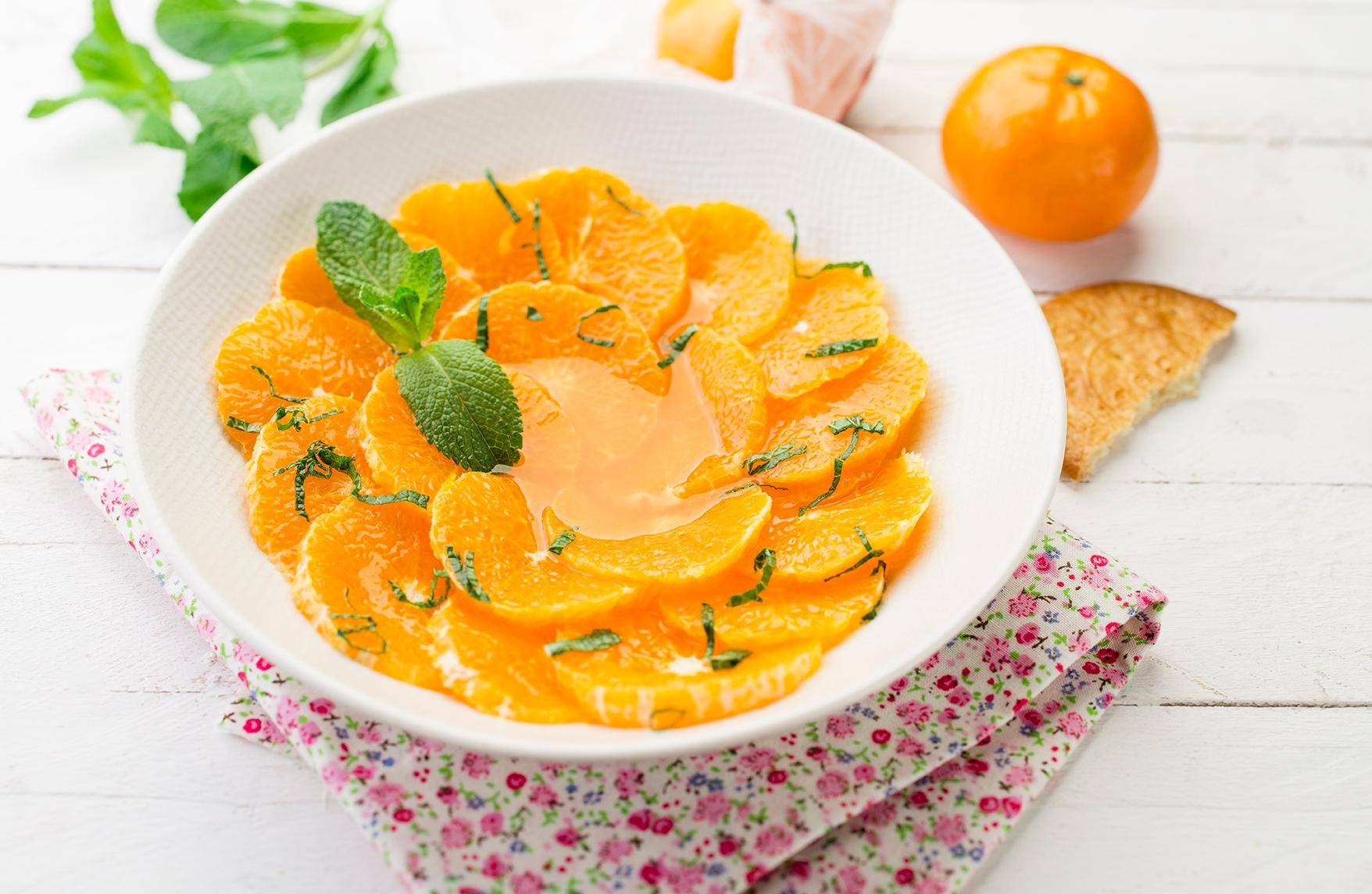 Carpaccio mandarijn, gember - Recepten Cookeo | Moulinex