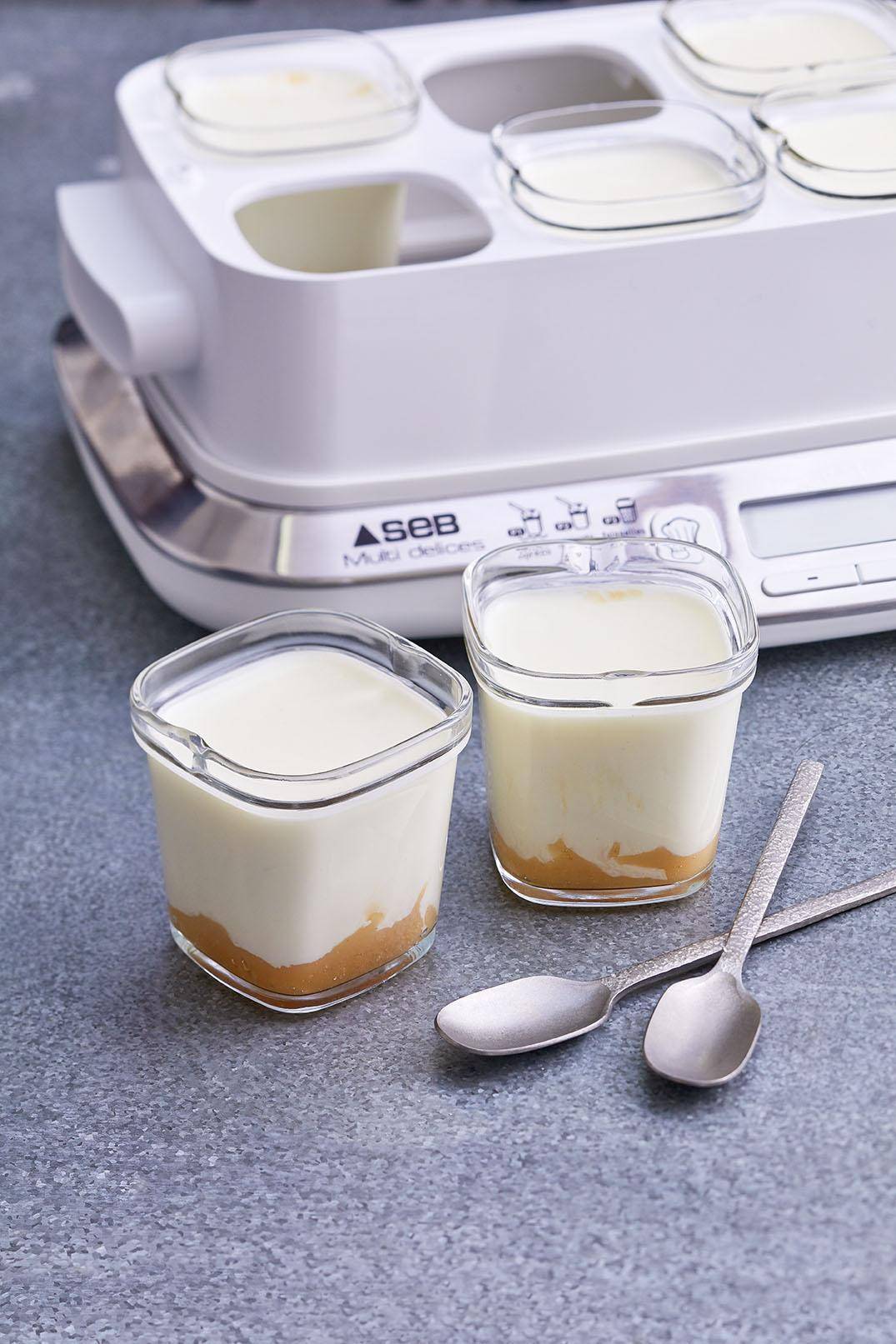 Yaourt sur lit de lemon curd - Recette undefined | Moulinex