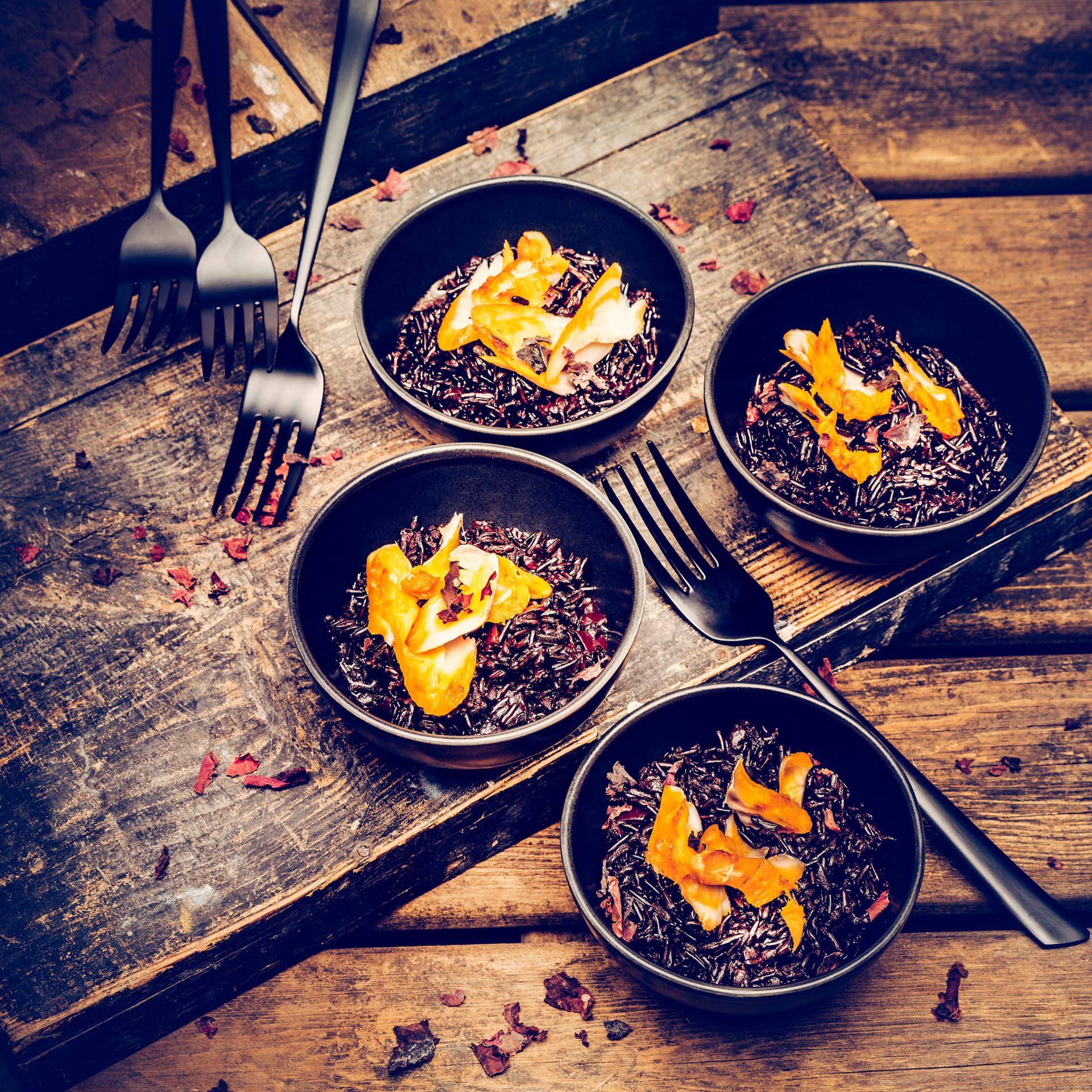 Risotto de riz noir au haddock - Recette Companion | Moulinex