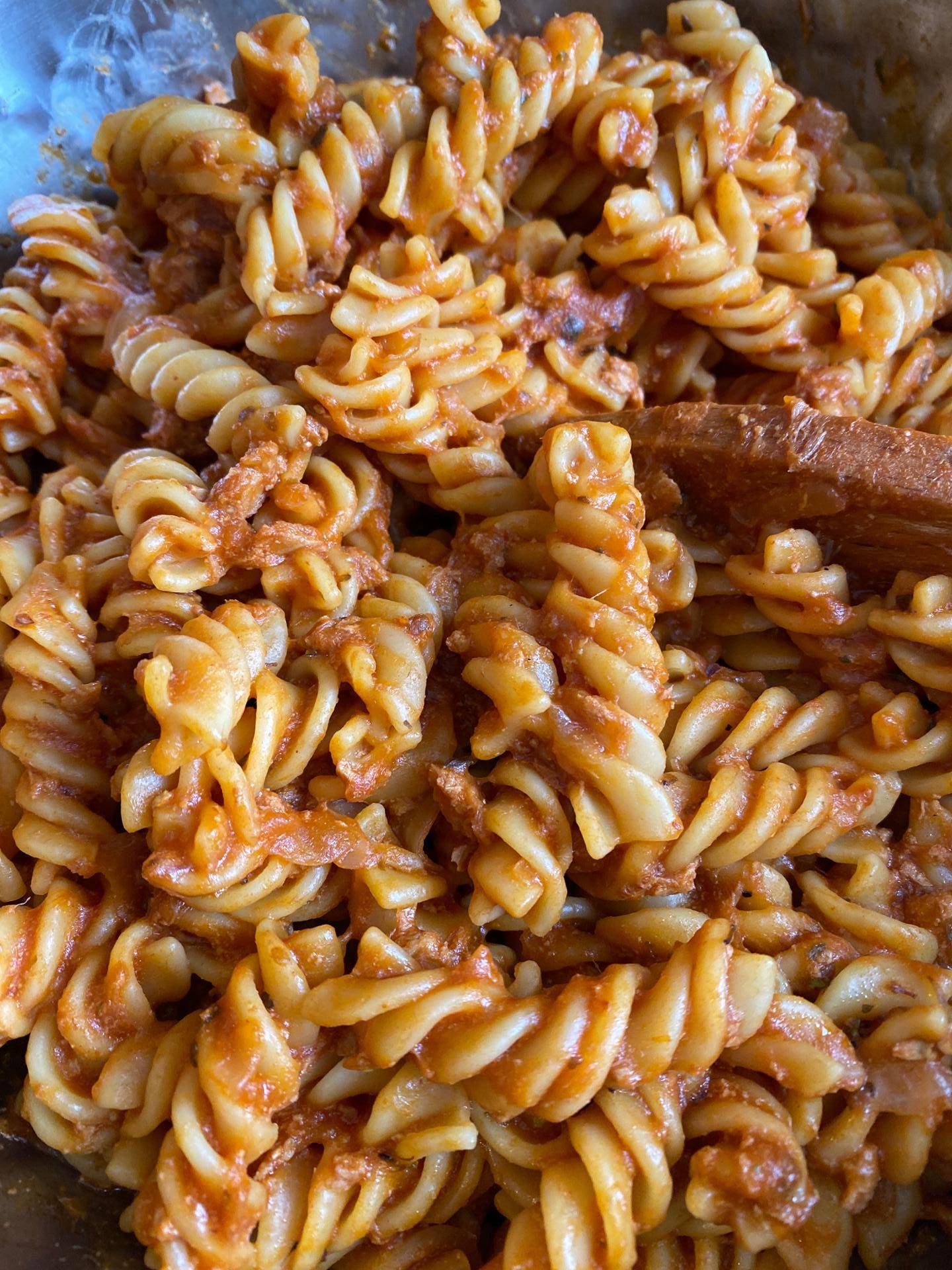 Pasta tuna salsa pomodoro - Recette Cookeo | Moulinex