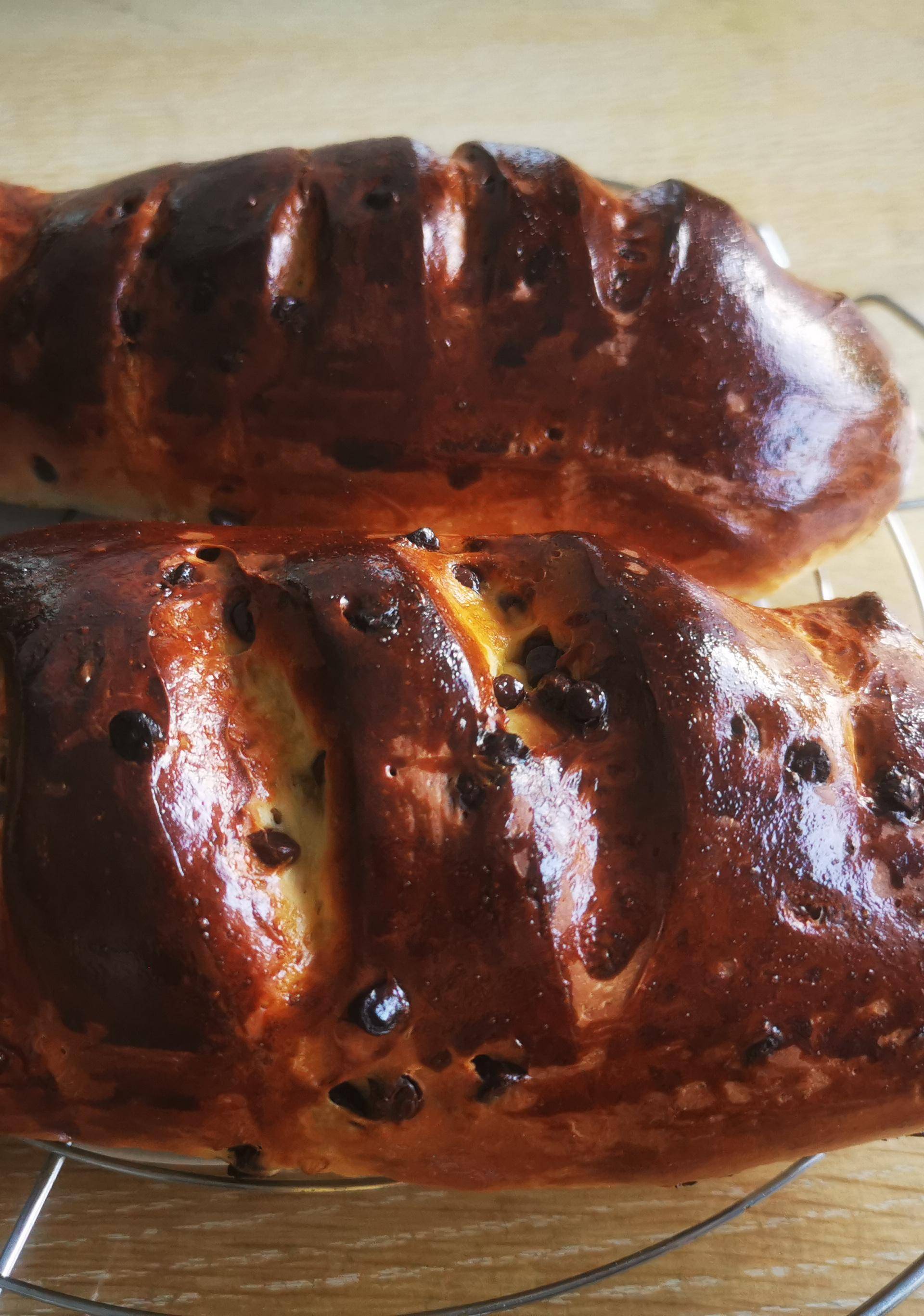 Pain viennois aux pépites de chocolat - Recette Companion Connect XL | Moulinex