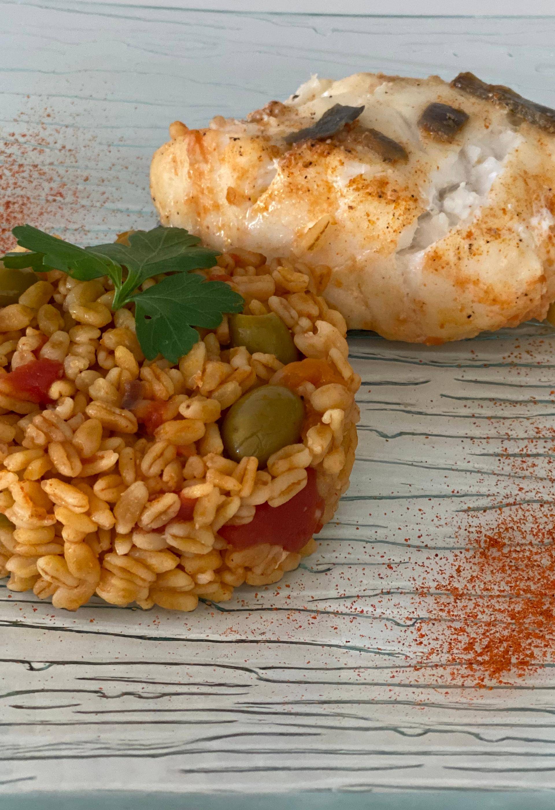 Tajine de dos de cabillaud au blé et aux olives - Recette Cookeo V3 | Moulinex