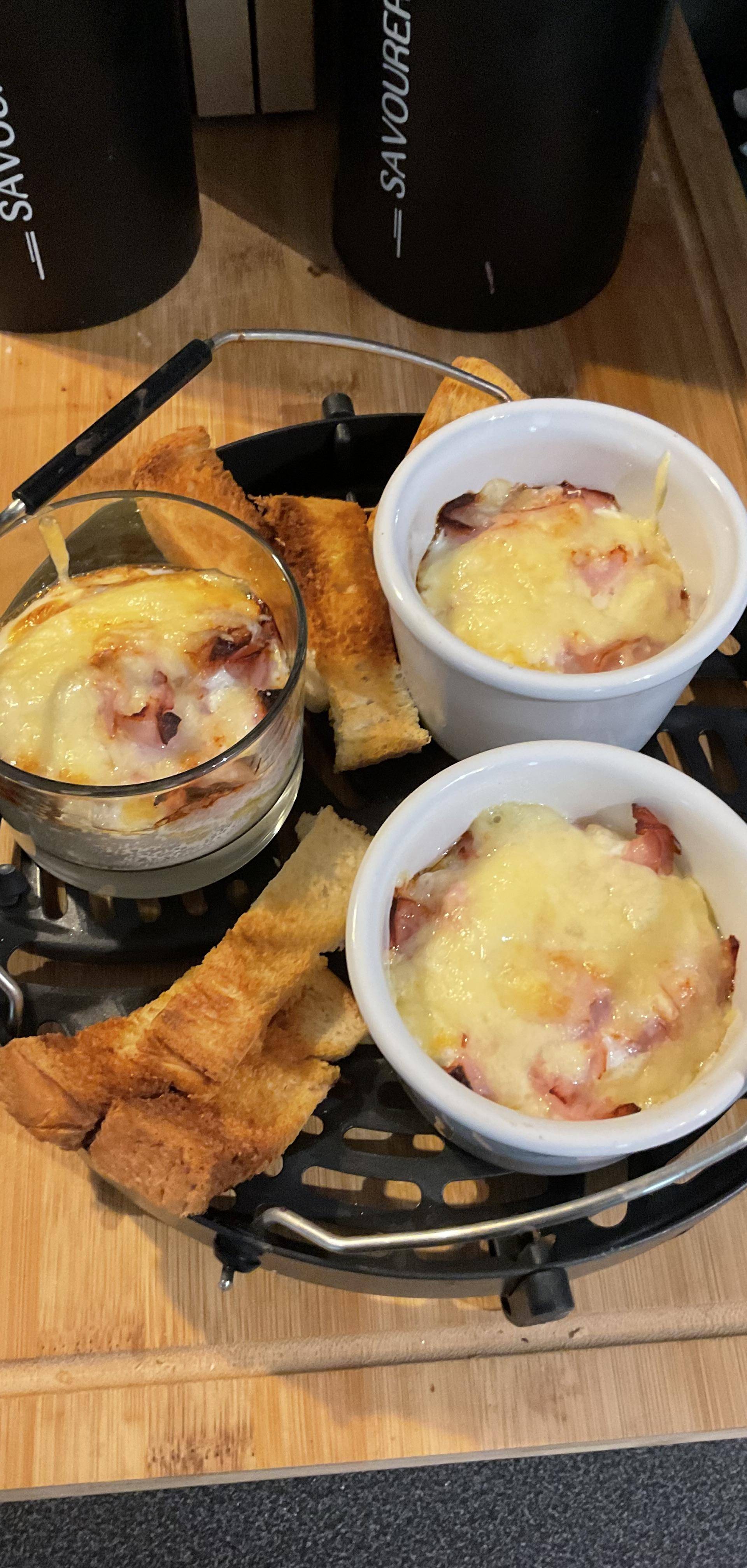 Œuf cocotte air fryer - Recette Cookeo Infinity Autostir | Moulinex