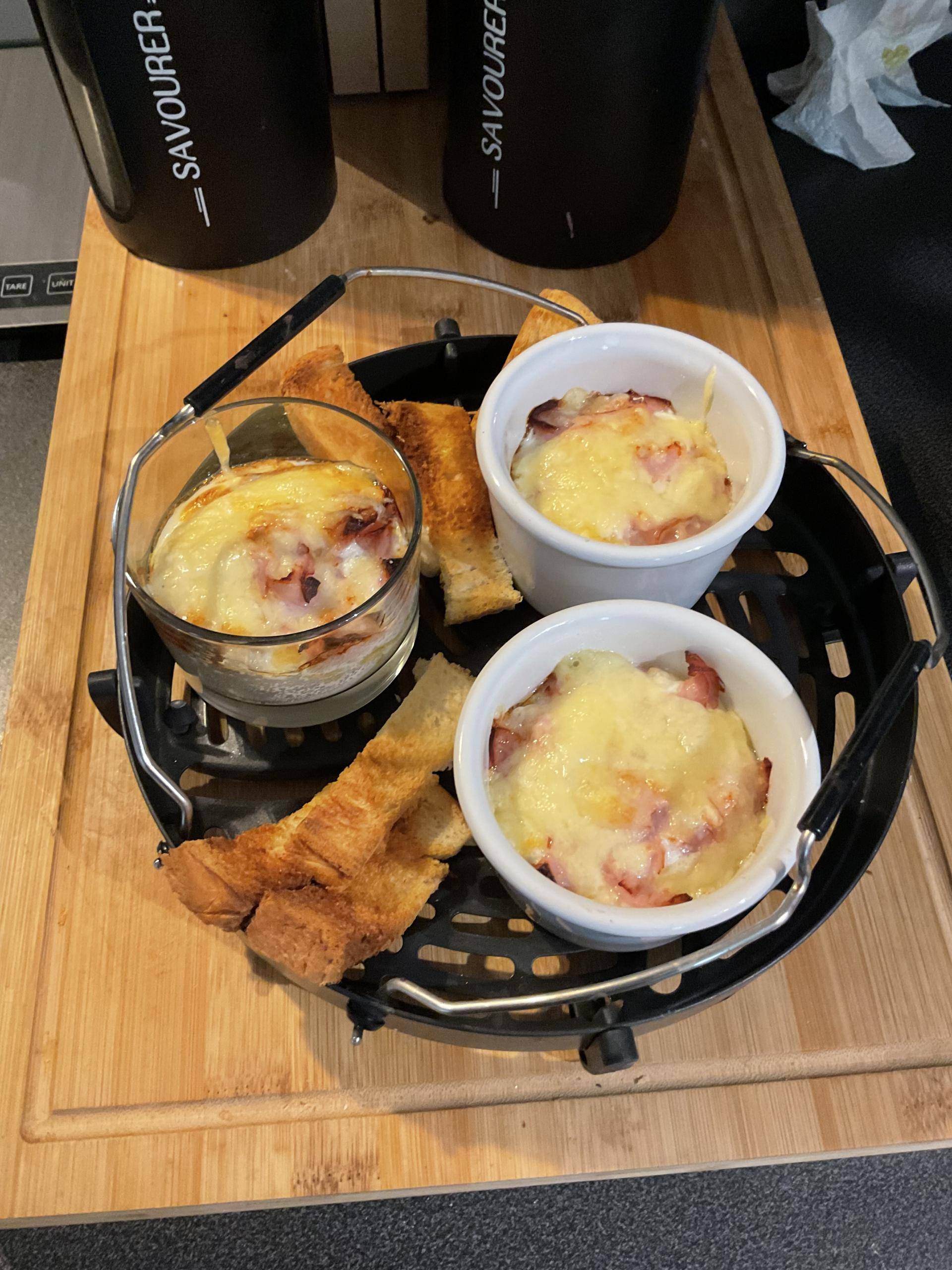 Œuf cocotte air fryer - Recette Cookeo Infinity Autostir | Moulinex