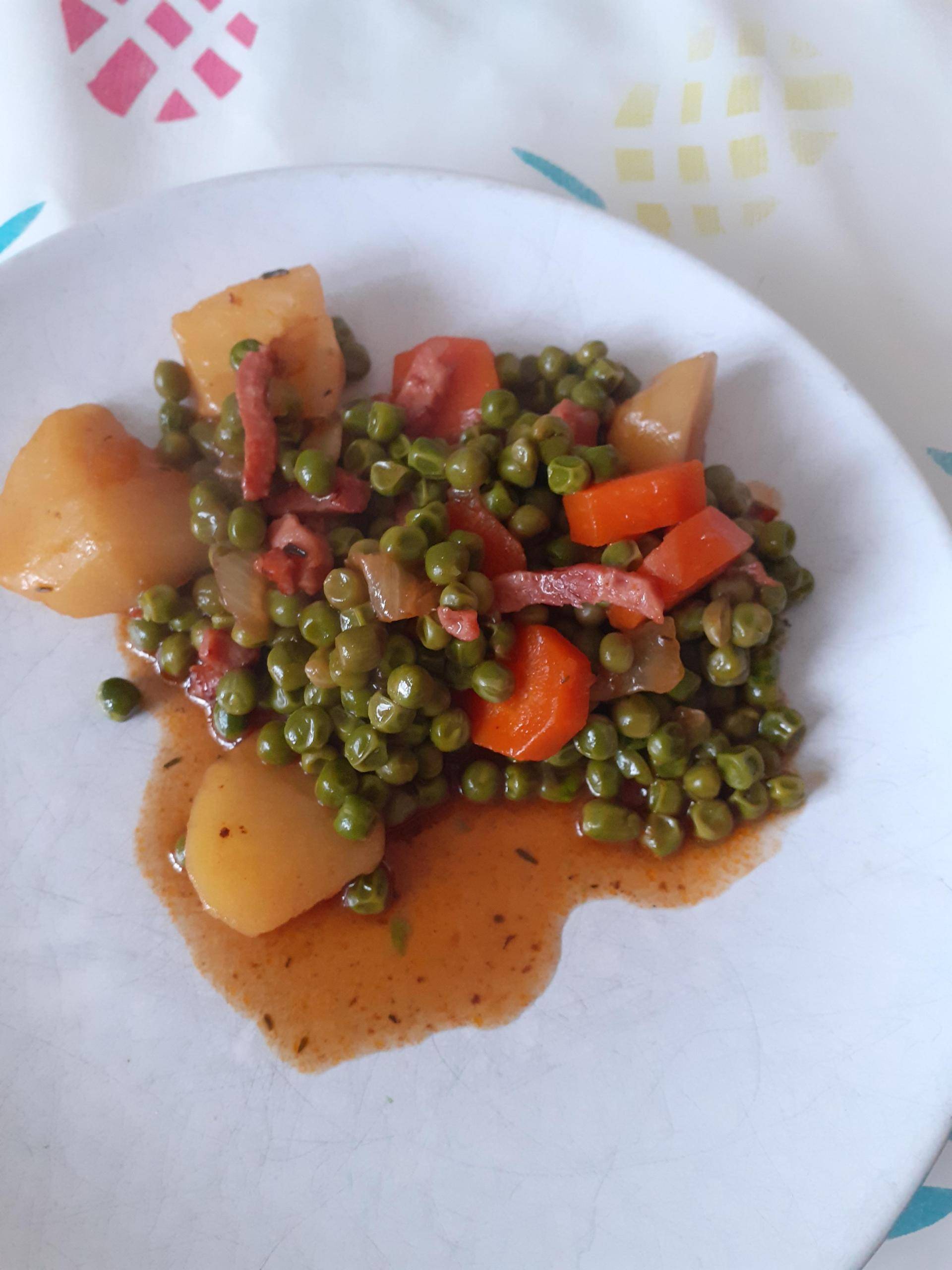 Petits pois de ma mamie - Recette Cookeo | Moulinex