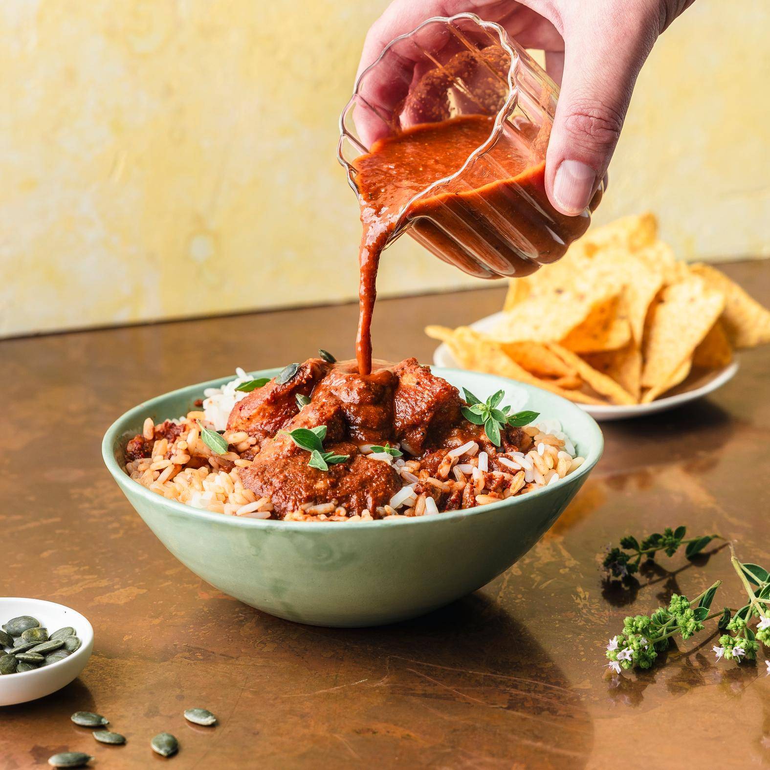 Sauce pour poulet mexicain (Pipian) - Recette Perfectmix Cook | Moulinex