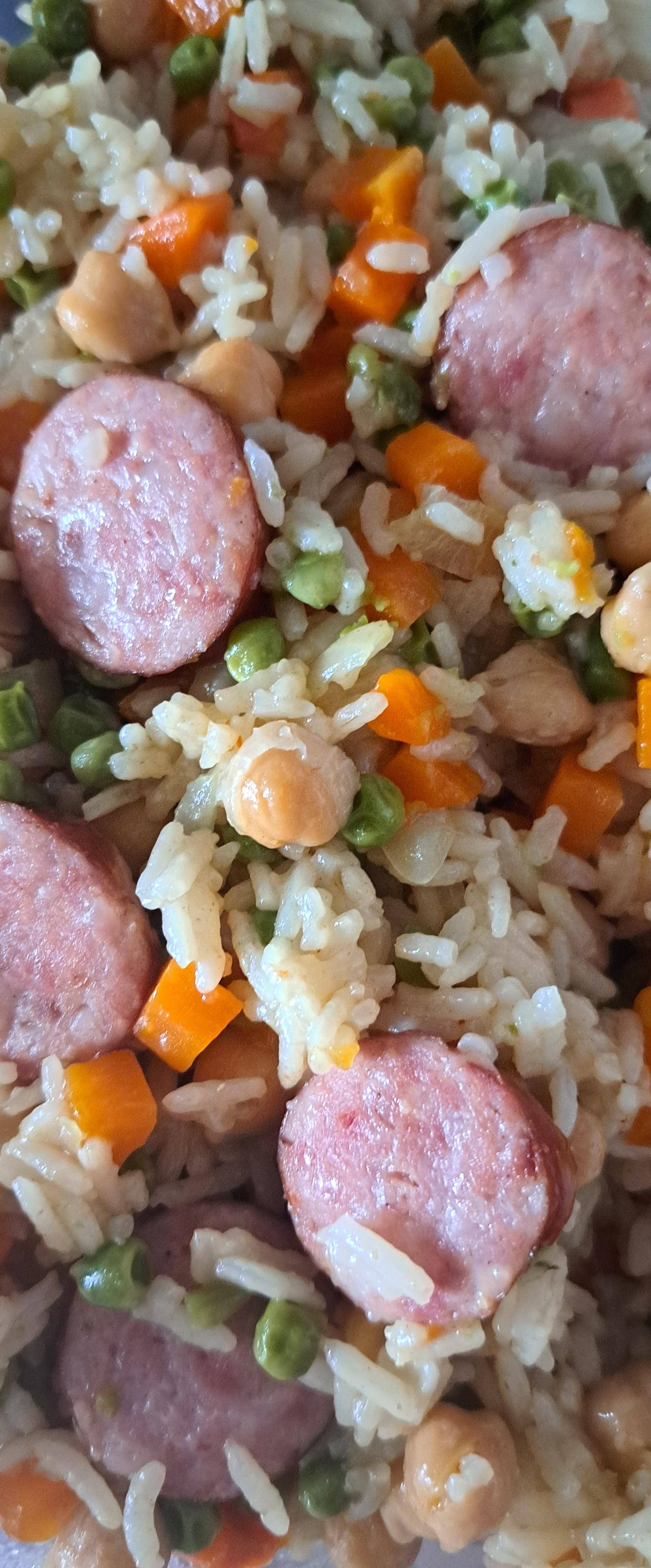 One pot riz saucisses - Recette Cookeo Infinity Autostir | Moulinex