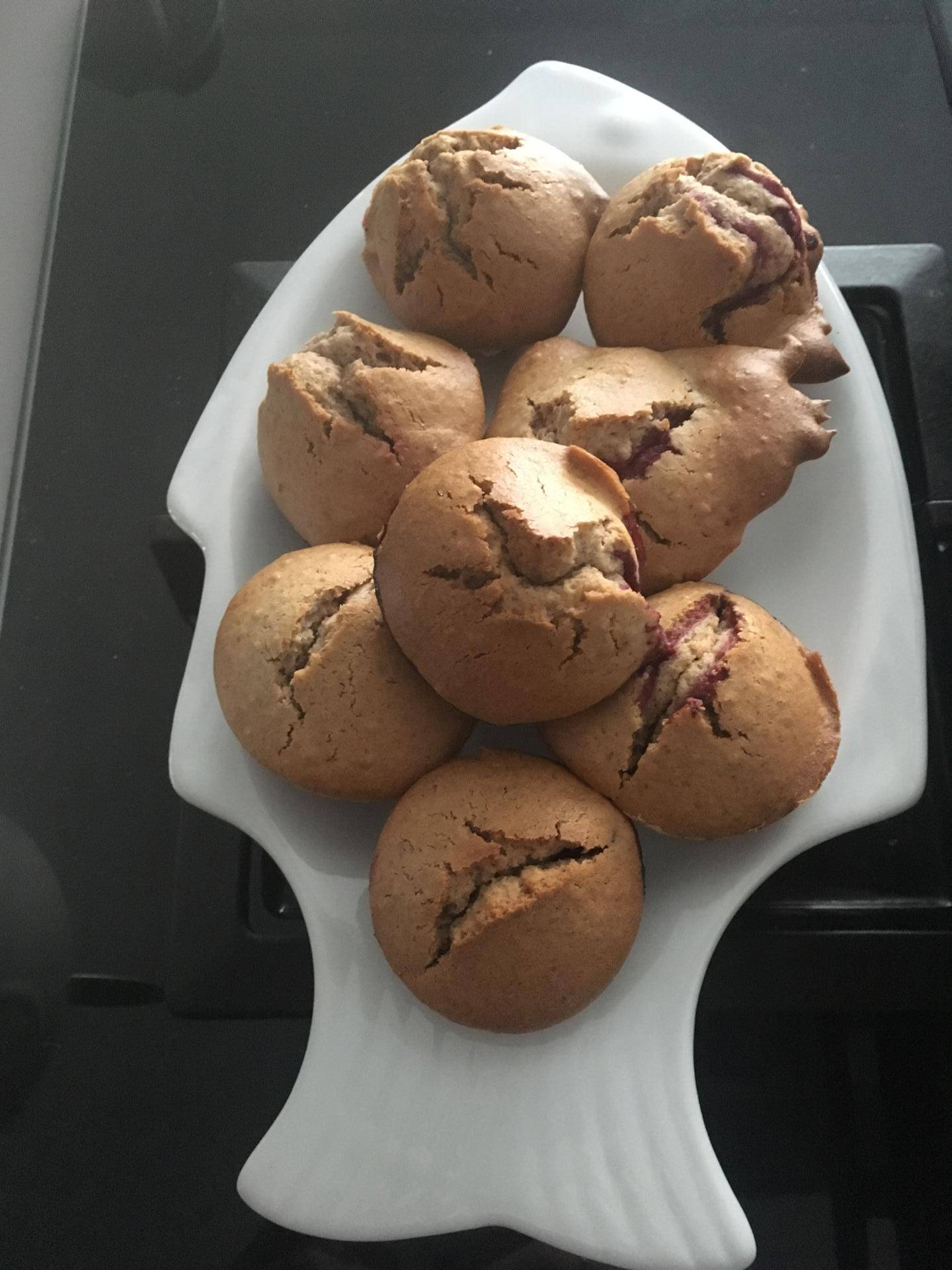 Muffins fruits rouges et noix - Recette Companion Connect XL | Moulinex