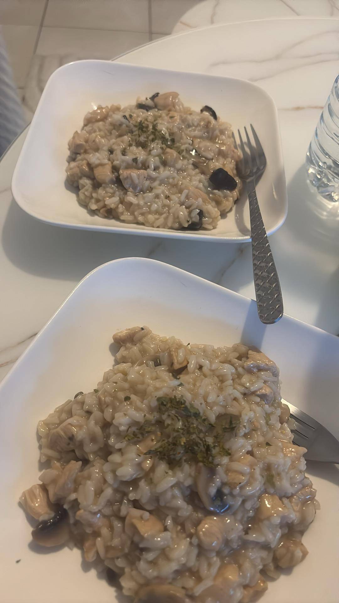 Risotto poulet champignons - Recepten Cookeo | Moulinex