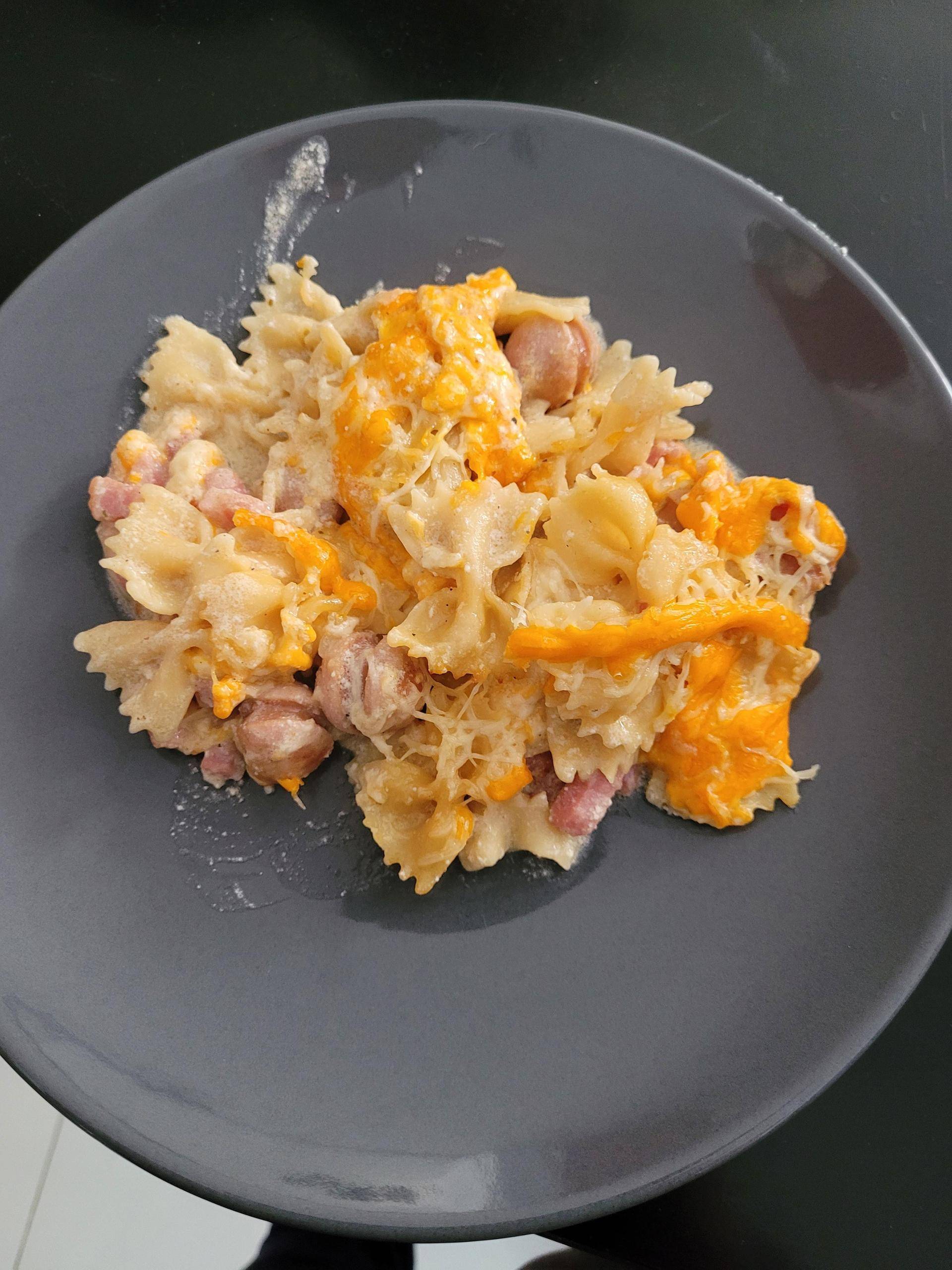Pâtes aux snacks et lardons - Recepten Cookeo V3 | Moulinex