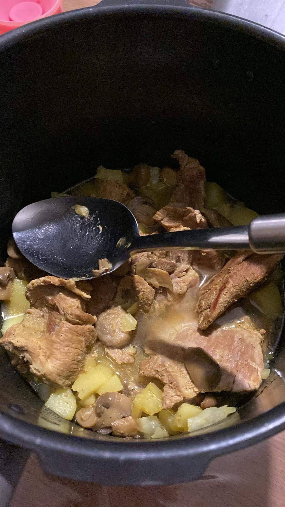 Filet de dinde champignon curry - Recepten Cookeo | Moulinex