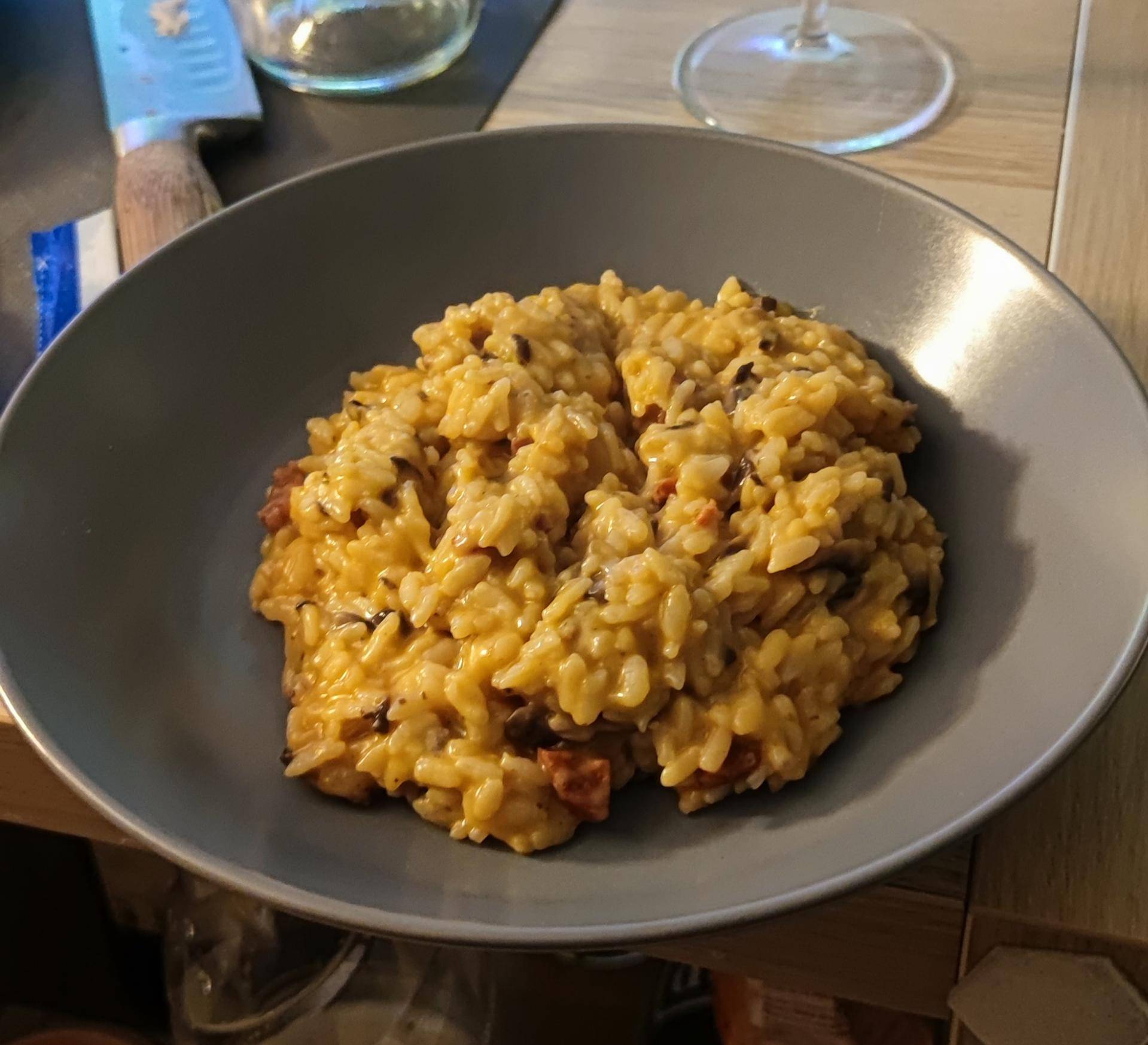 Risotto champignons chorizo - Recepten Cookeo | Moulinex