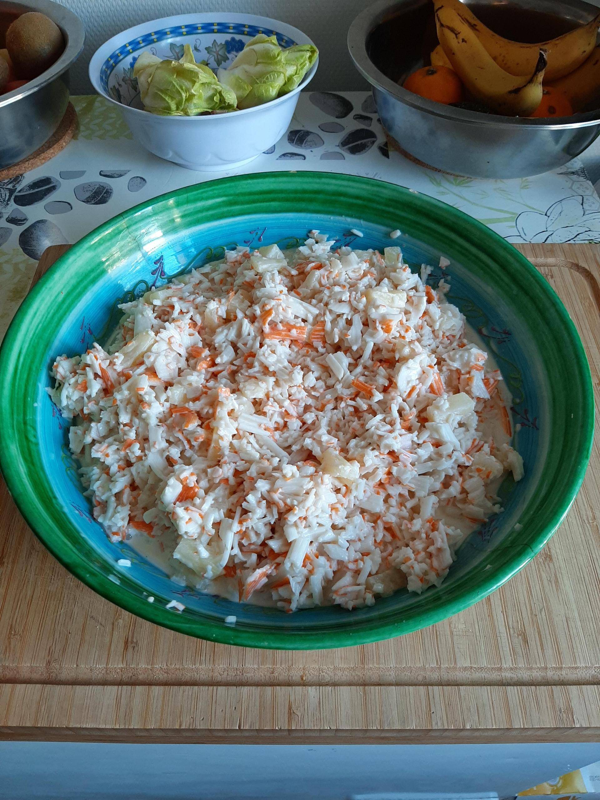 Salade de surimi et ananas - Recepten Companion XL | Moulinex