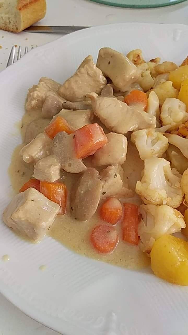 Blanquette de dinde à la moutarde - Recepten Cookeo V3 | Moulinex
