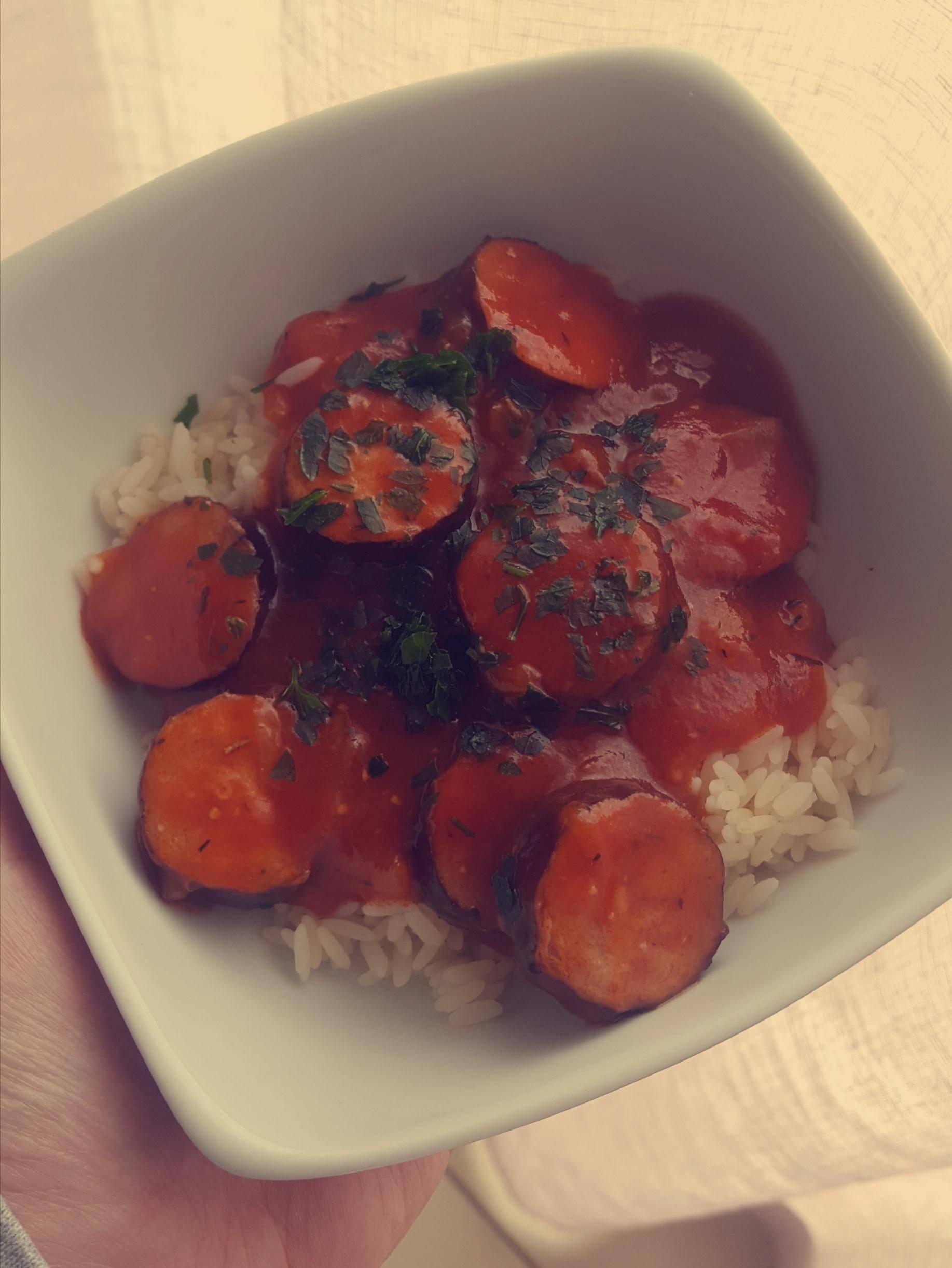 Saucisse fumée façon "Rougail" - Recepten Cookeo | Moulinex