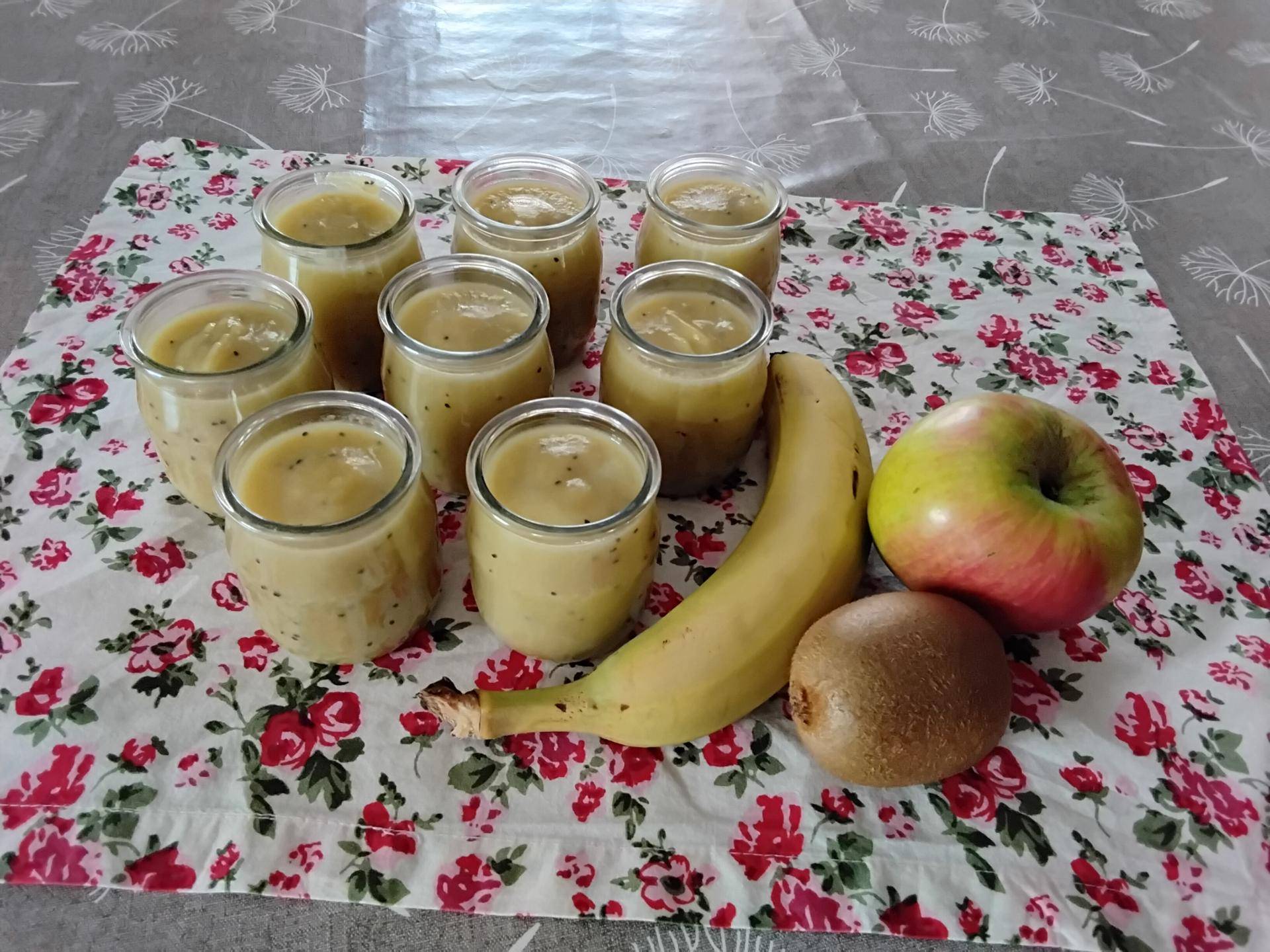 Compote "healthy" pommes bananes kiwis đđđ„ - Recette Companion Connect XL | Moulinex