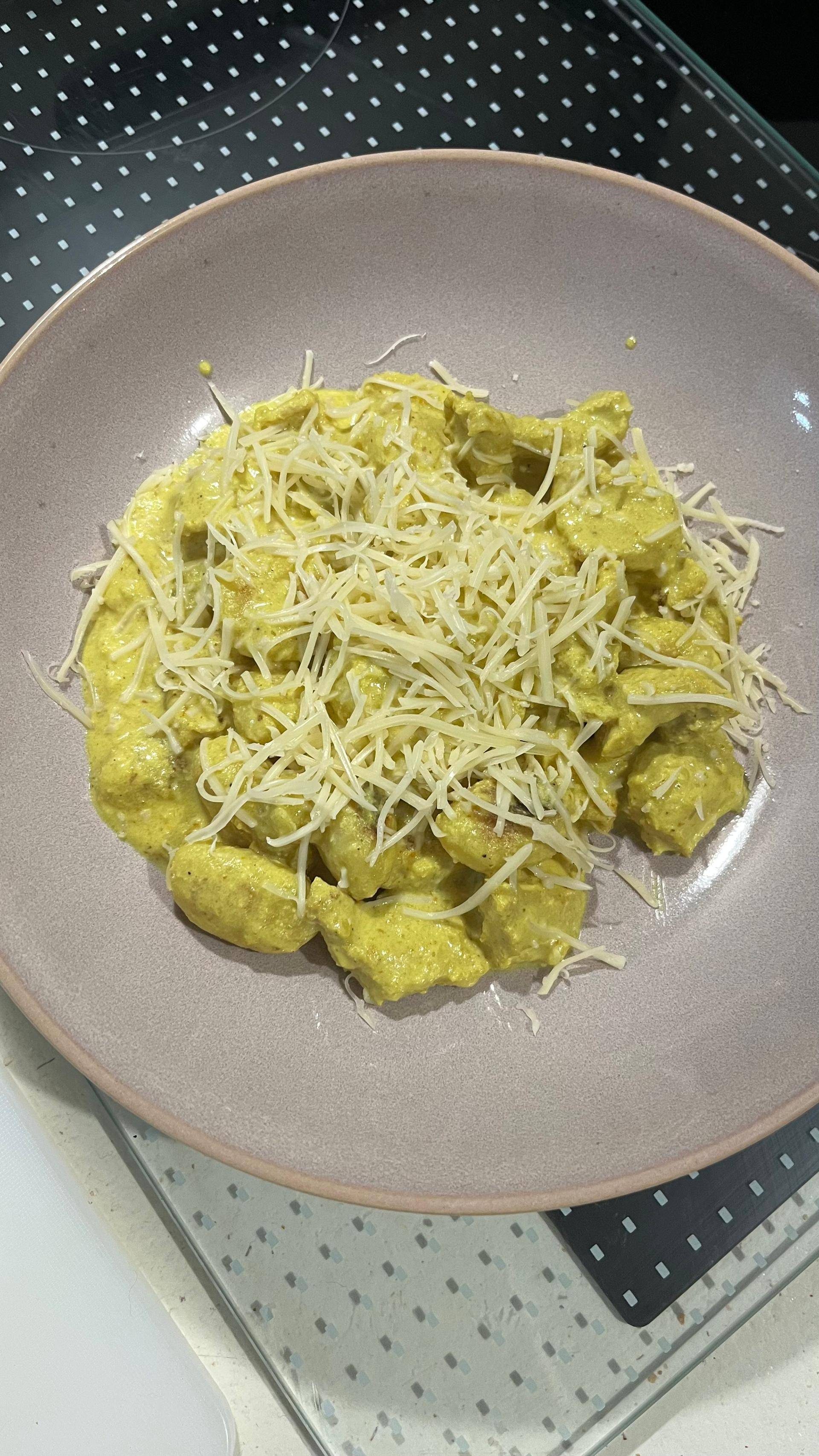 Gnocchis au poulet curry crème - Recepten Cookeo | Moulinex