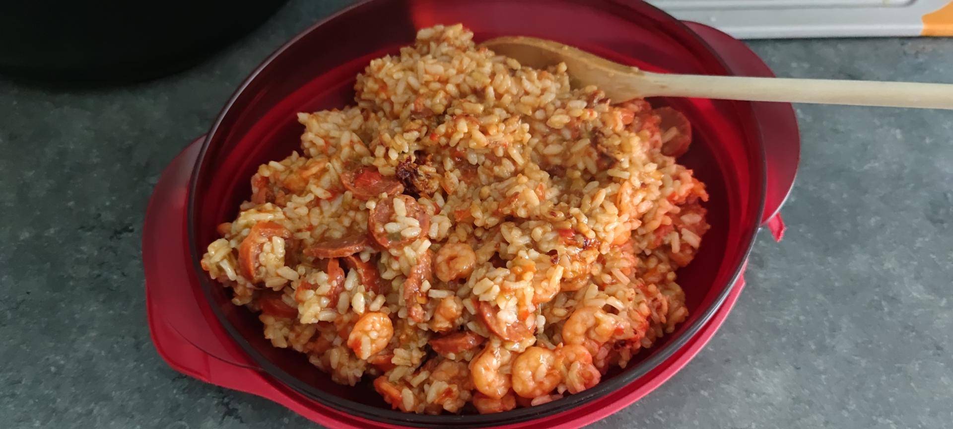 Risotto crevettes au chorizo - Recette Cookeo | Moulinex