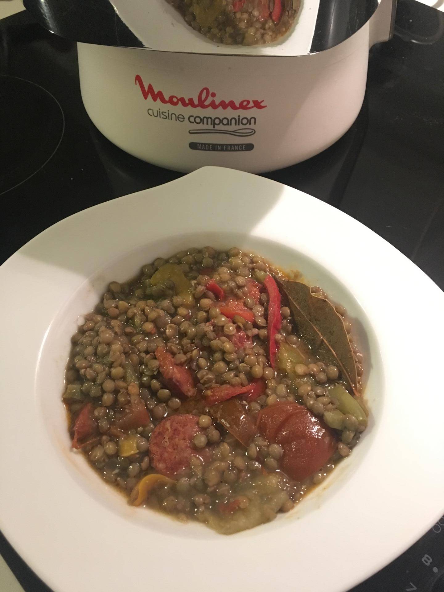 Lentilles à l’espagnole - Recette Companion | Moulinex