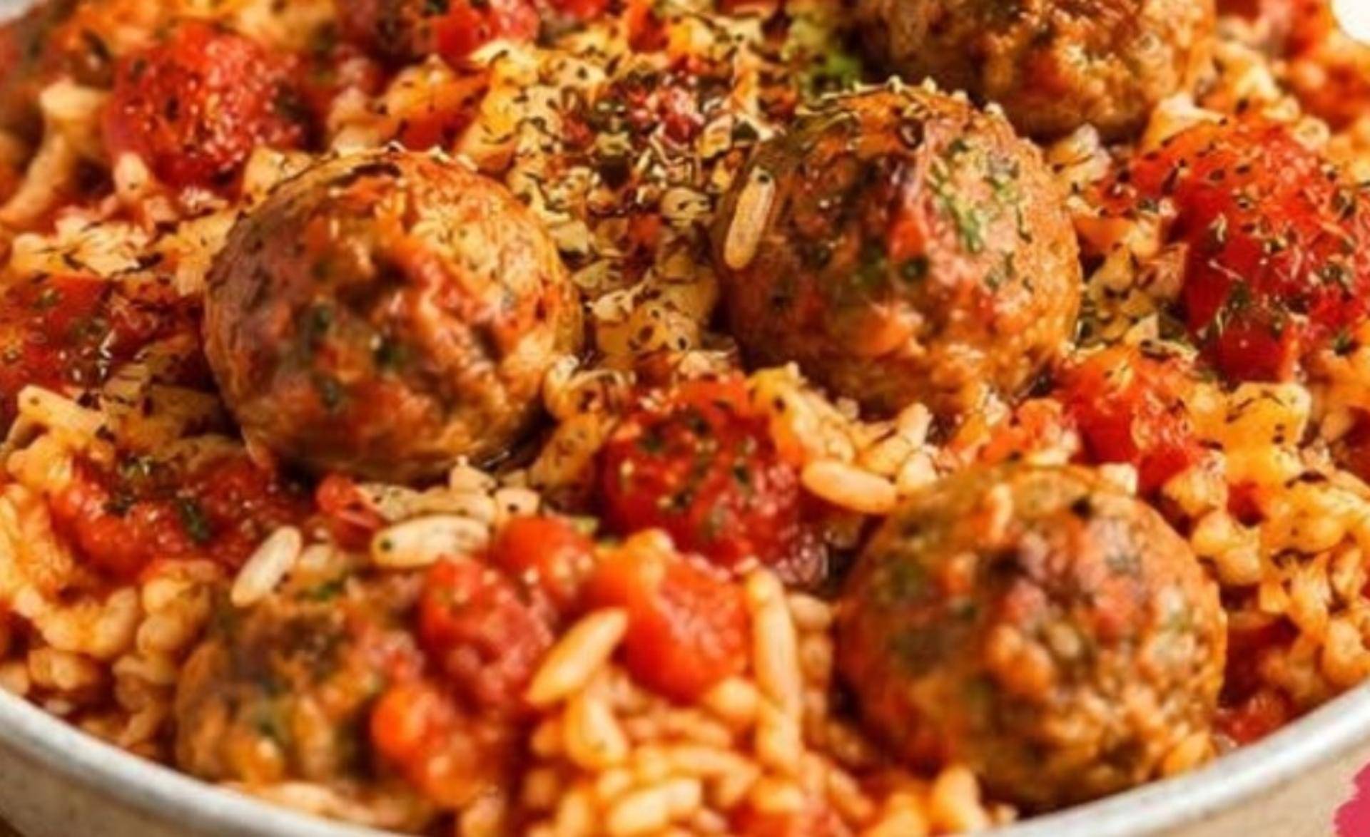 Riz, boulettes de chair à saucisse et tomates - Recette Cookeo 9in1 | Moulinex