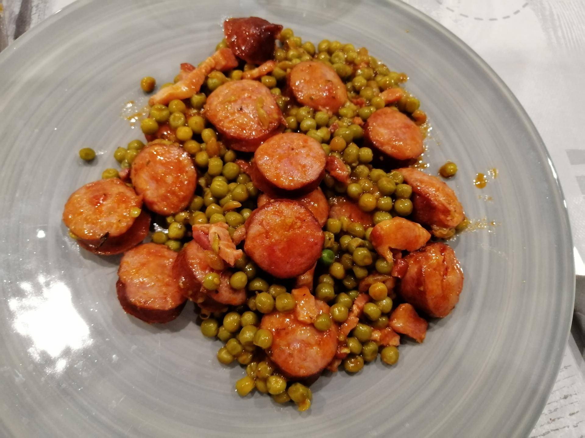 Saucisses fumées petit pois - Recepten Cookeo | Moulinex