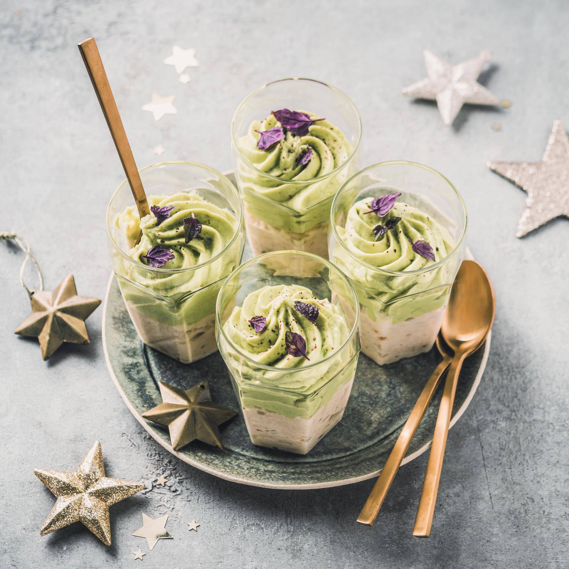 Verrines de crabe et crème d'avocat - Recette Companion | Moulinex
