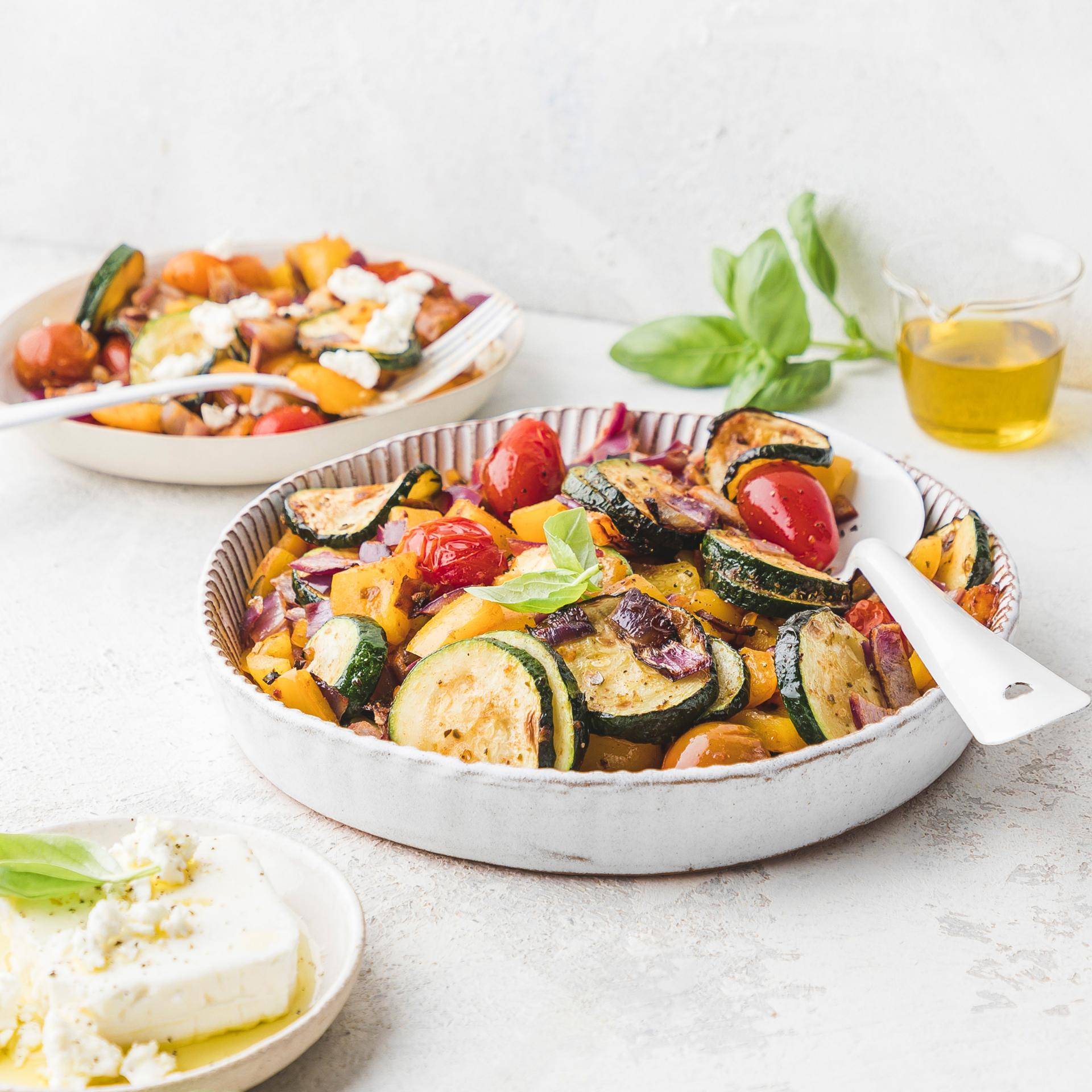 Groenten à la Méditerranée - Recepten Easy Fry Mega | Moulinex