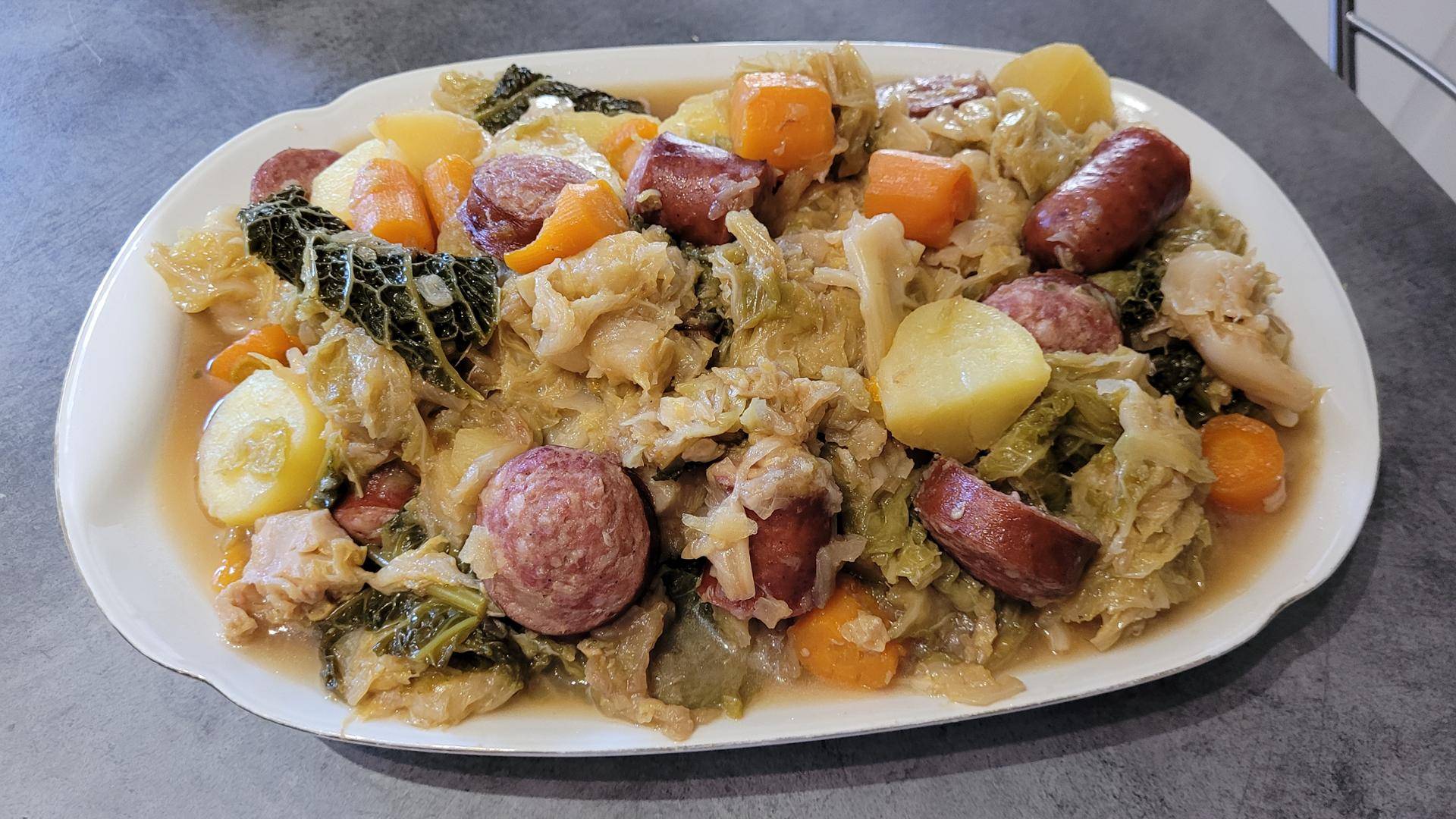 Potée chou vert et saucisses - Recepten Cookeo V3 | Moulinex