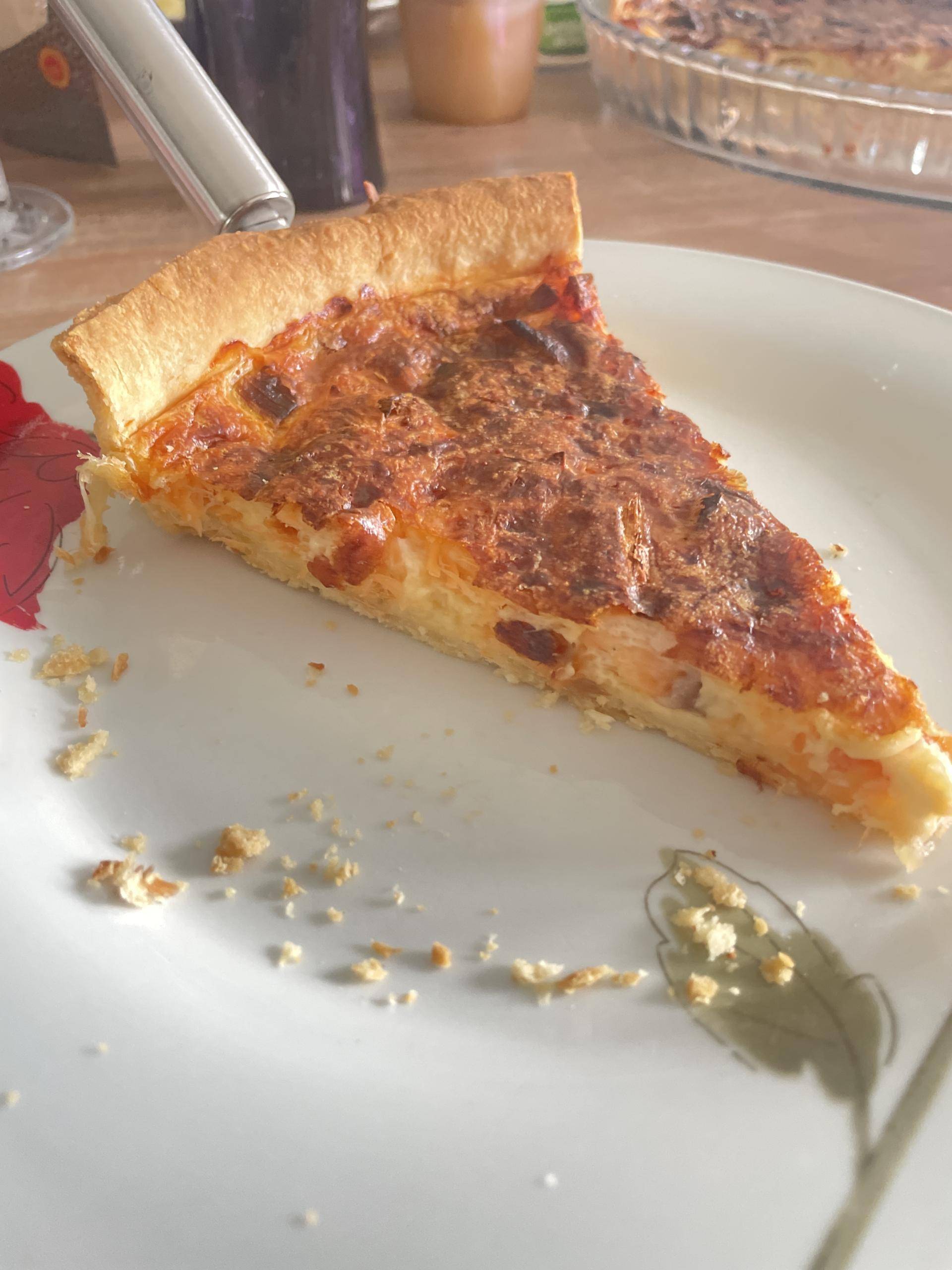 Quiche saumon poireaux - Recette Kitchen Coach | Moulinex