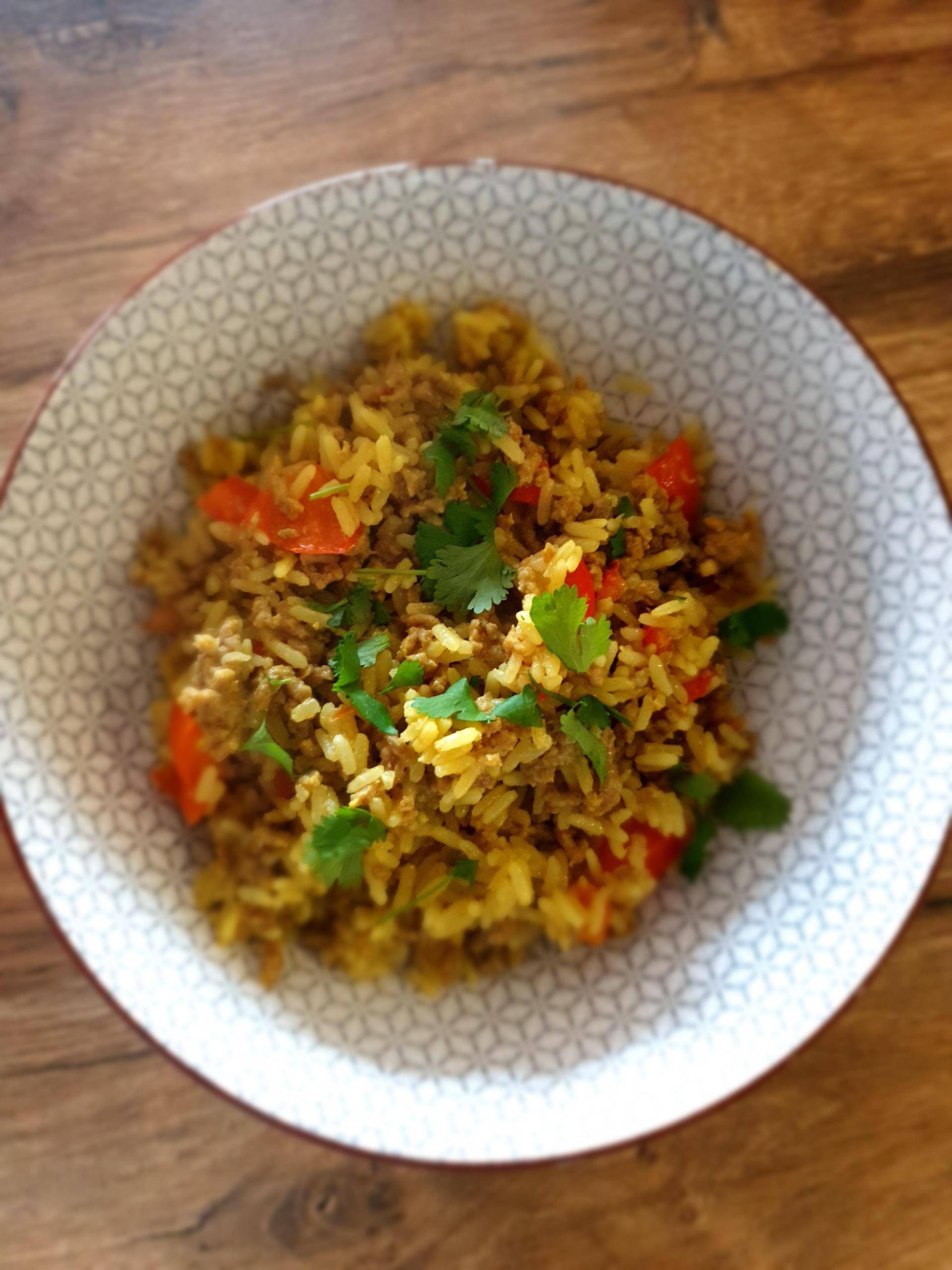 Riz Pilaf au Bœuf épicé et aux poivrons - Recette Cookeo V3 | Moulinex