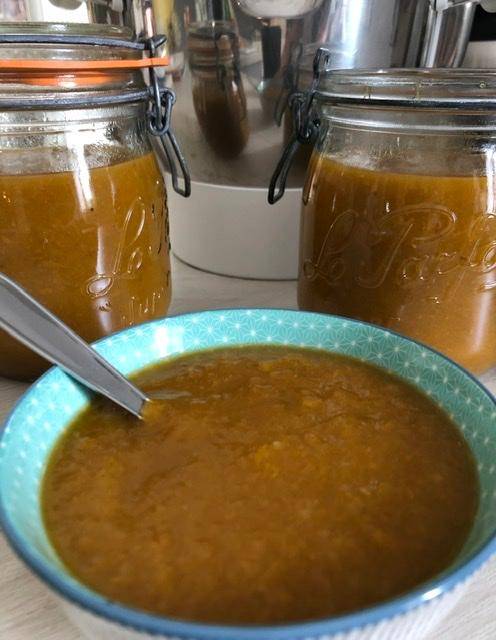 Compote de Pommes et reine Claude - Recette Companion Connect XL | Moulinex