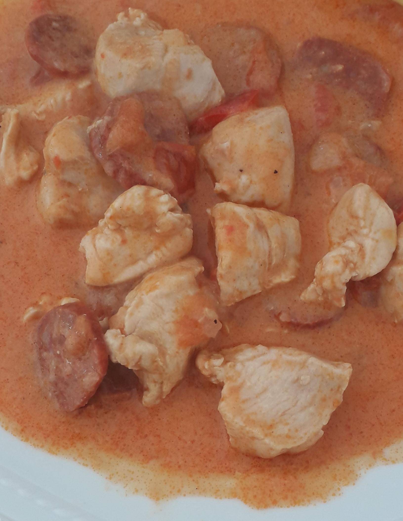 Poulet à la tomate et au chorizo - Recepten Cookeo | Moulinex