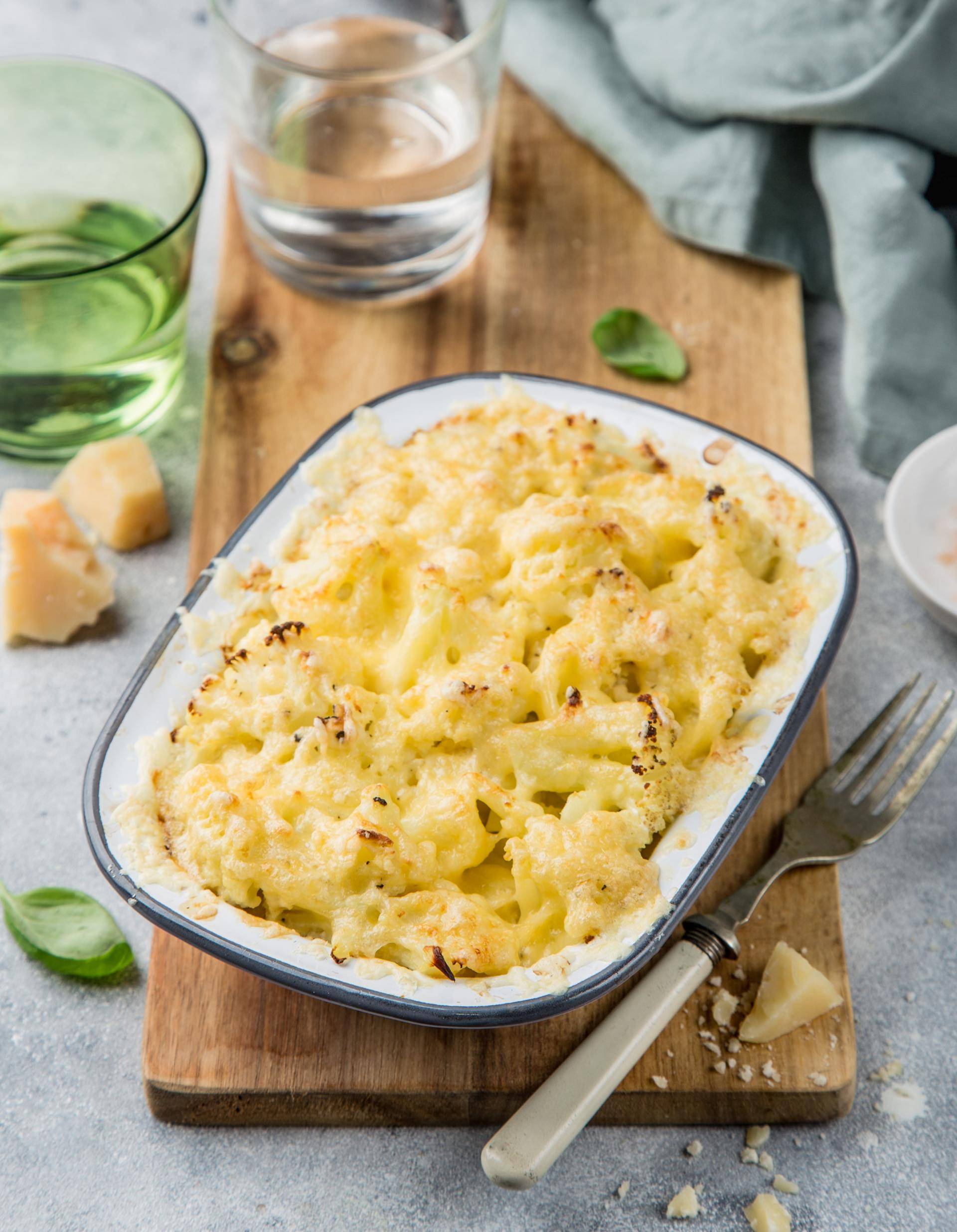 Chou-fleur au fromage - Recette Easy Fry Multifunction 15L | Moulinex