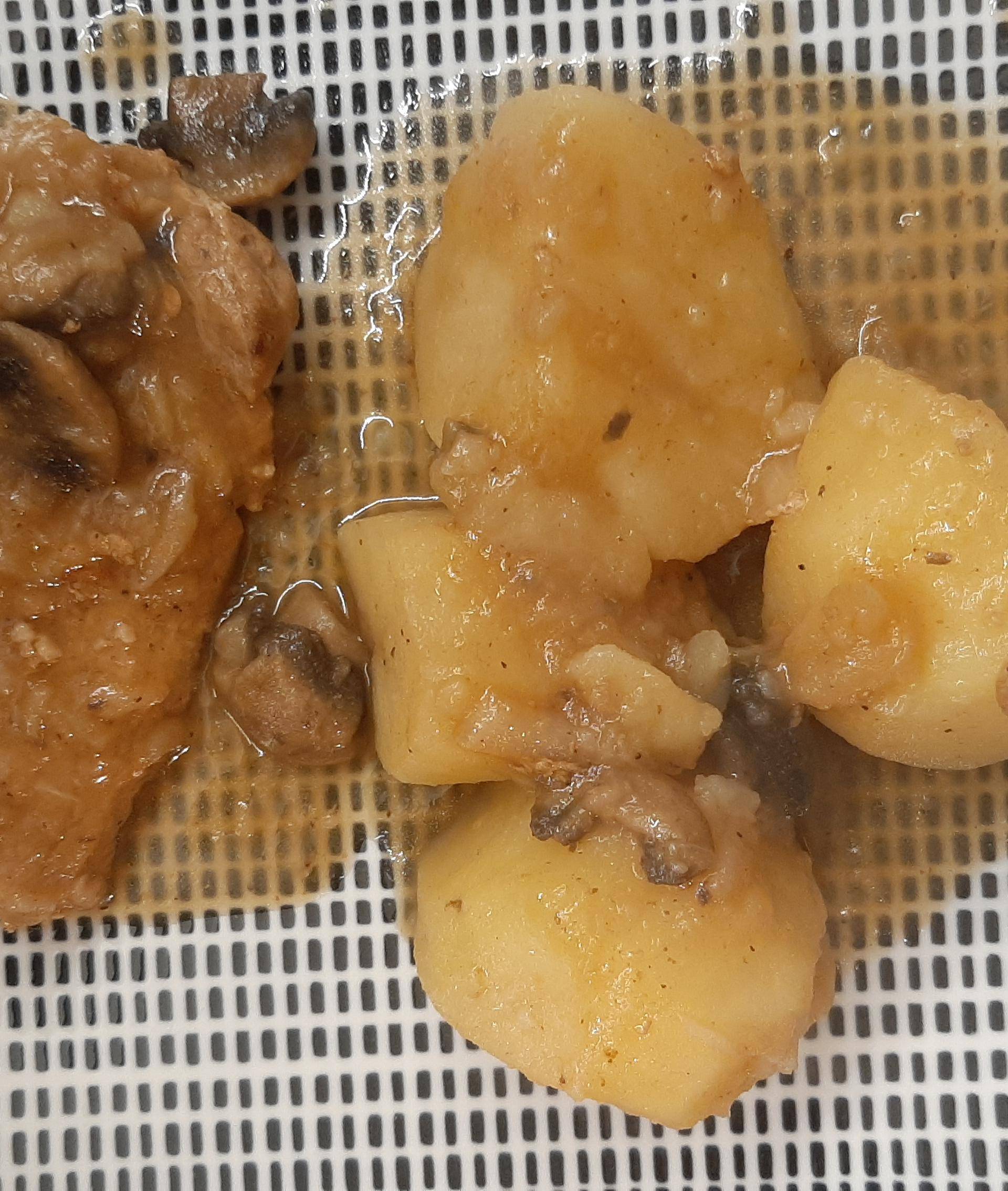 Rôti de porc pommes de terres et ses champignons - Recette Cookeo V3 | Moulinex