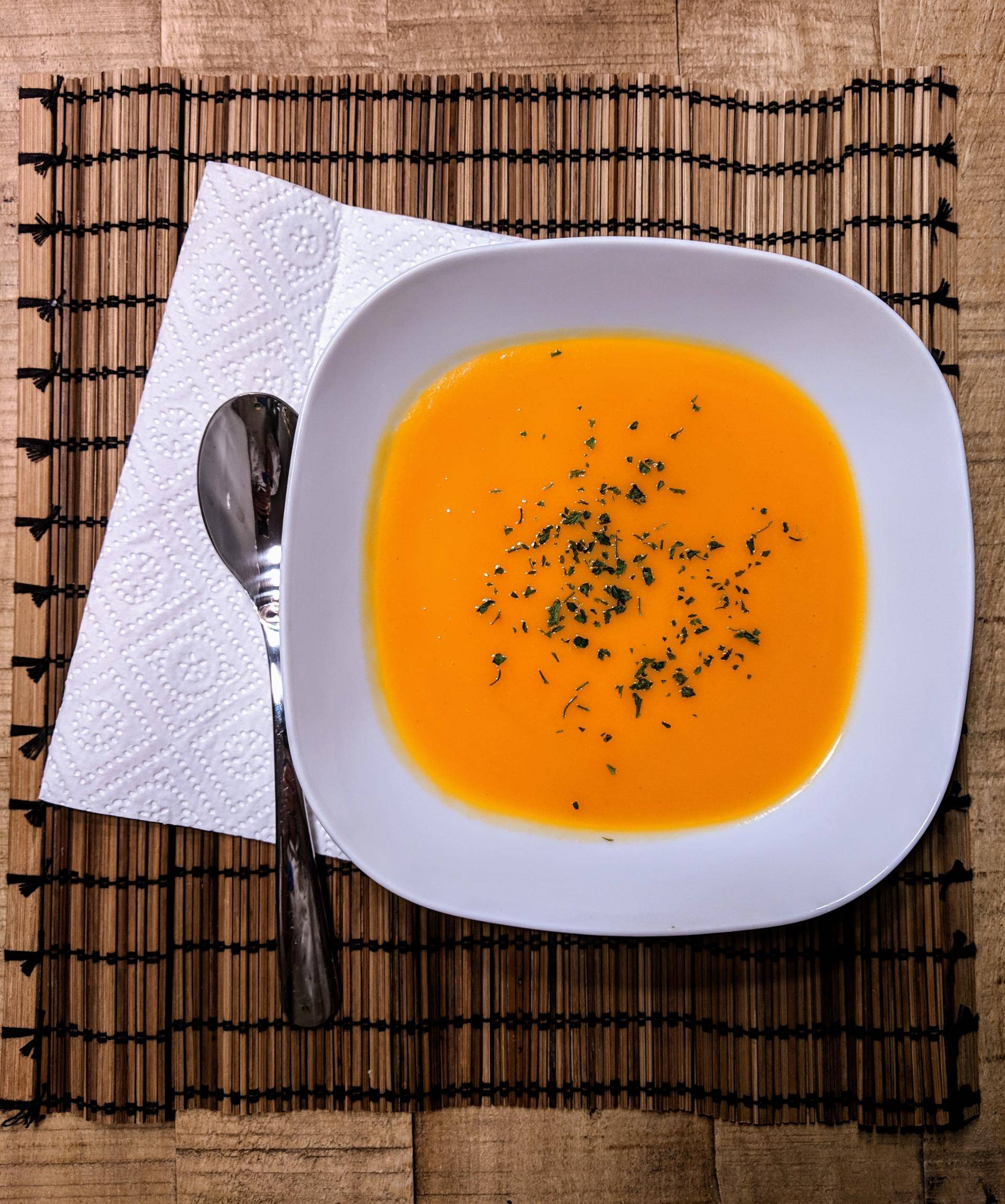 Soupe de patates douces miel et gingembre - Recepten Companion Connect | Moulinex
