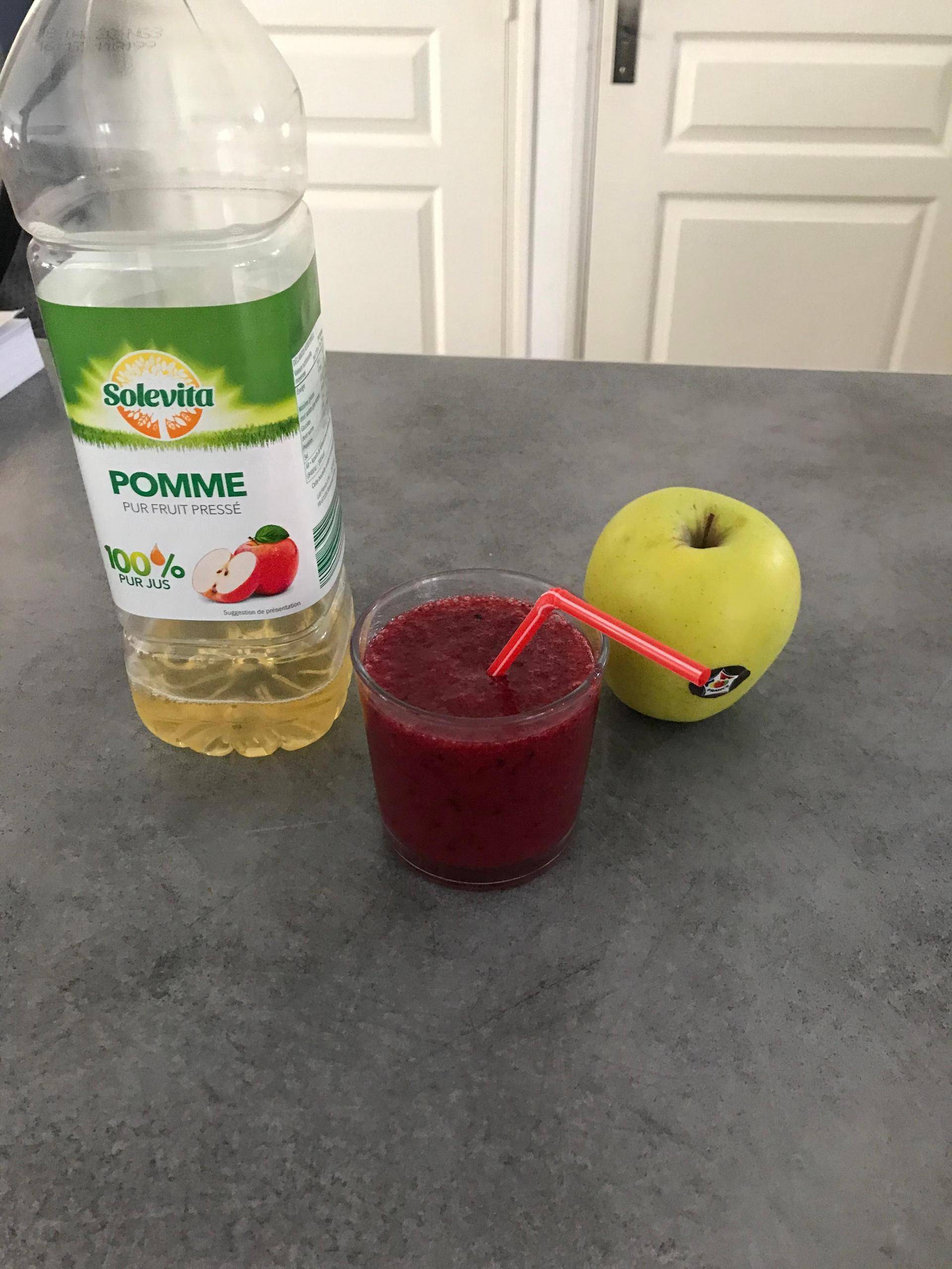 Smoothie fruits rouges, pommes - Recepten Companion Connect XL | Moulinex