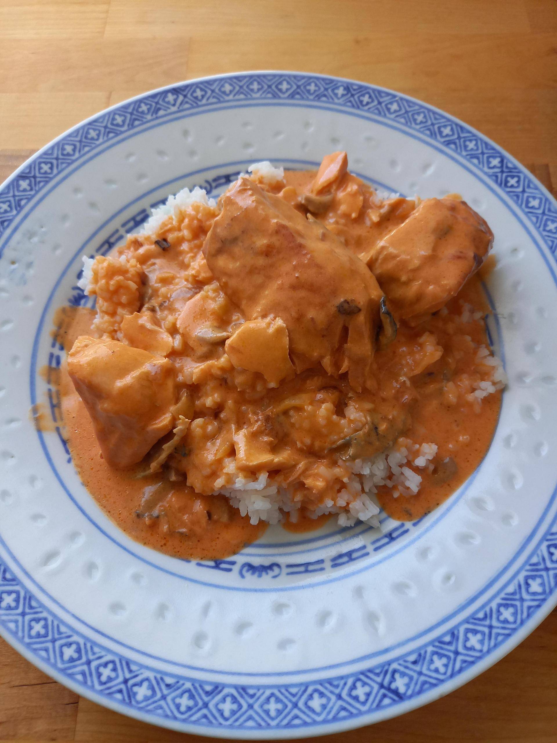 Saumon sauce rose - Recepten Cookeo | Moulinex