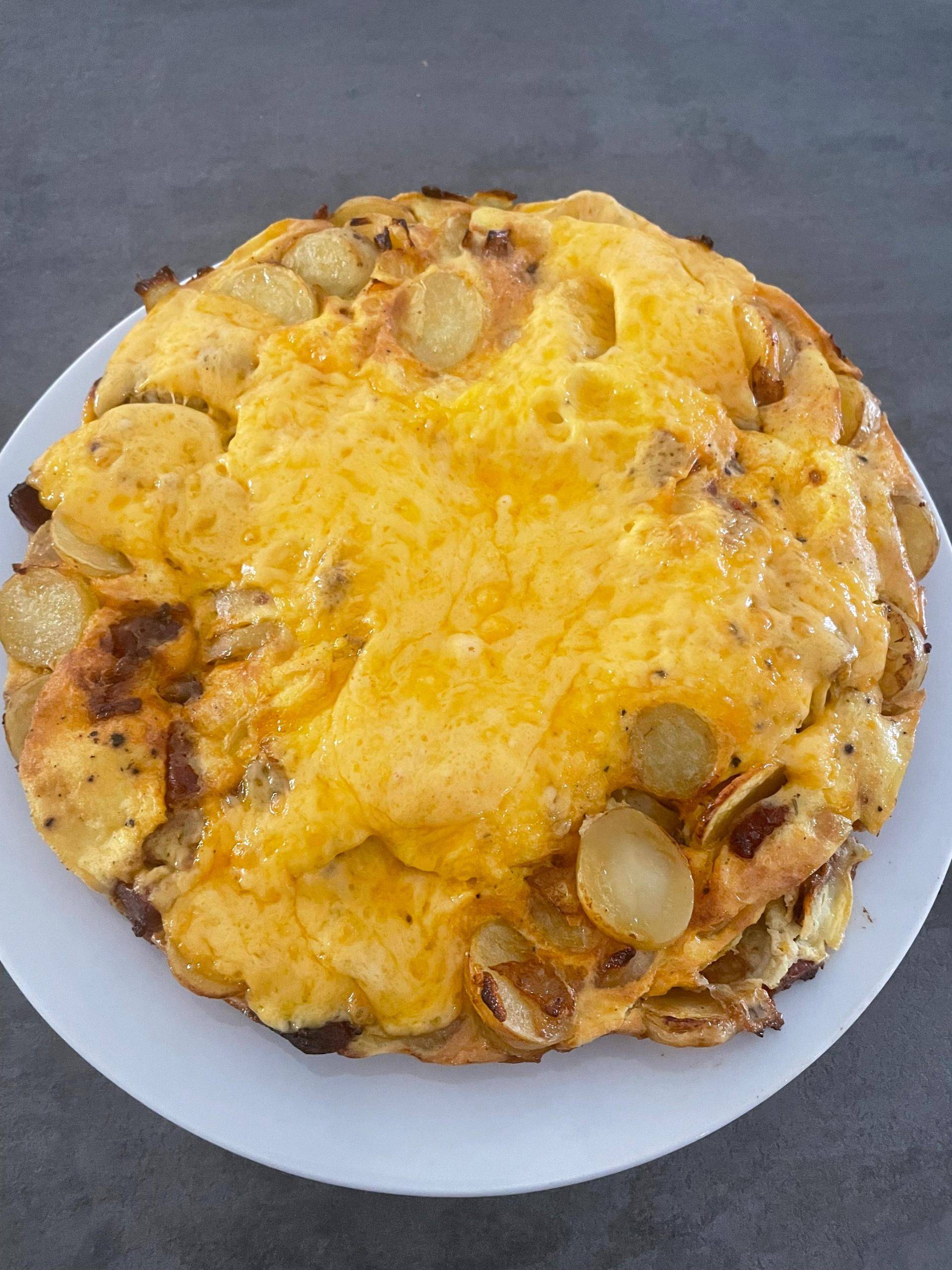 Omelette espagnole aux pommes de terre et chorizo - Recette Cookeo V3 | Moulinex